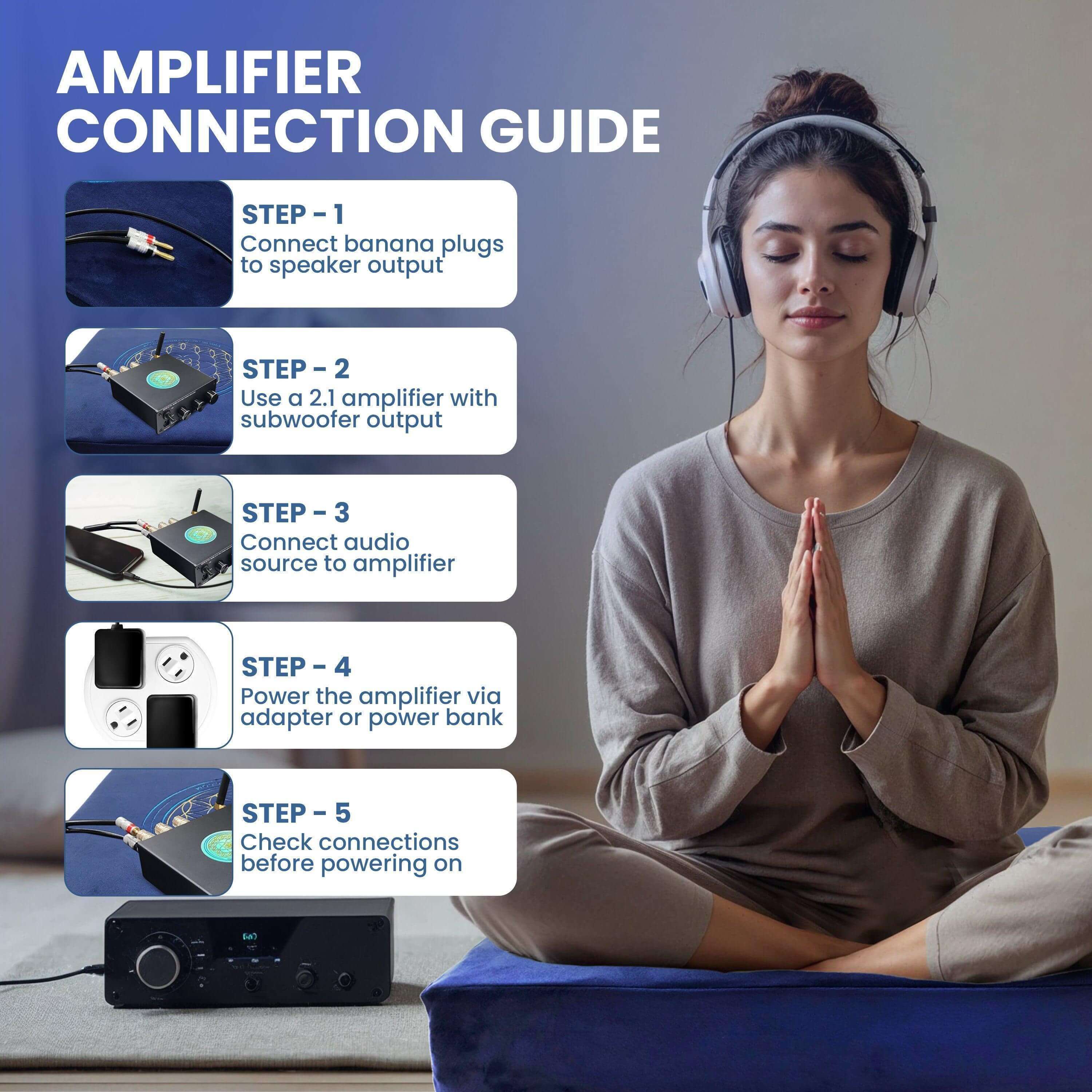 Vibroacoustic Meditation Cushion — Seated Recovery & Relaxation System