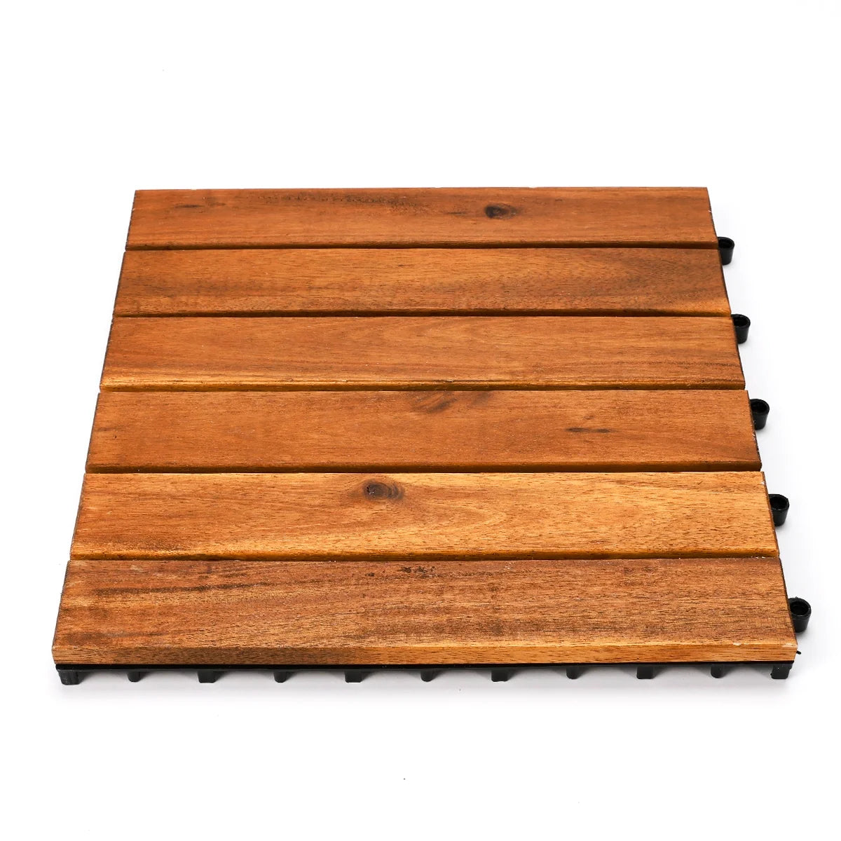 Pine Wood Sauna Flooring – Interlocking 10' × 10' Floor System