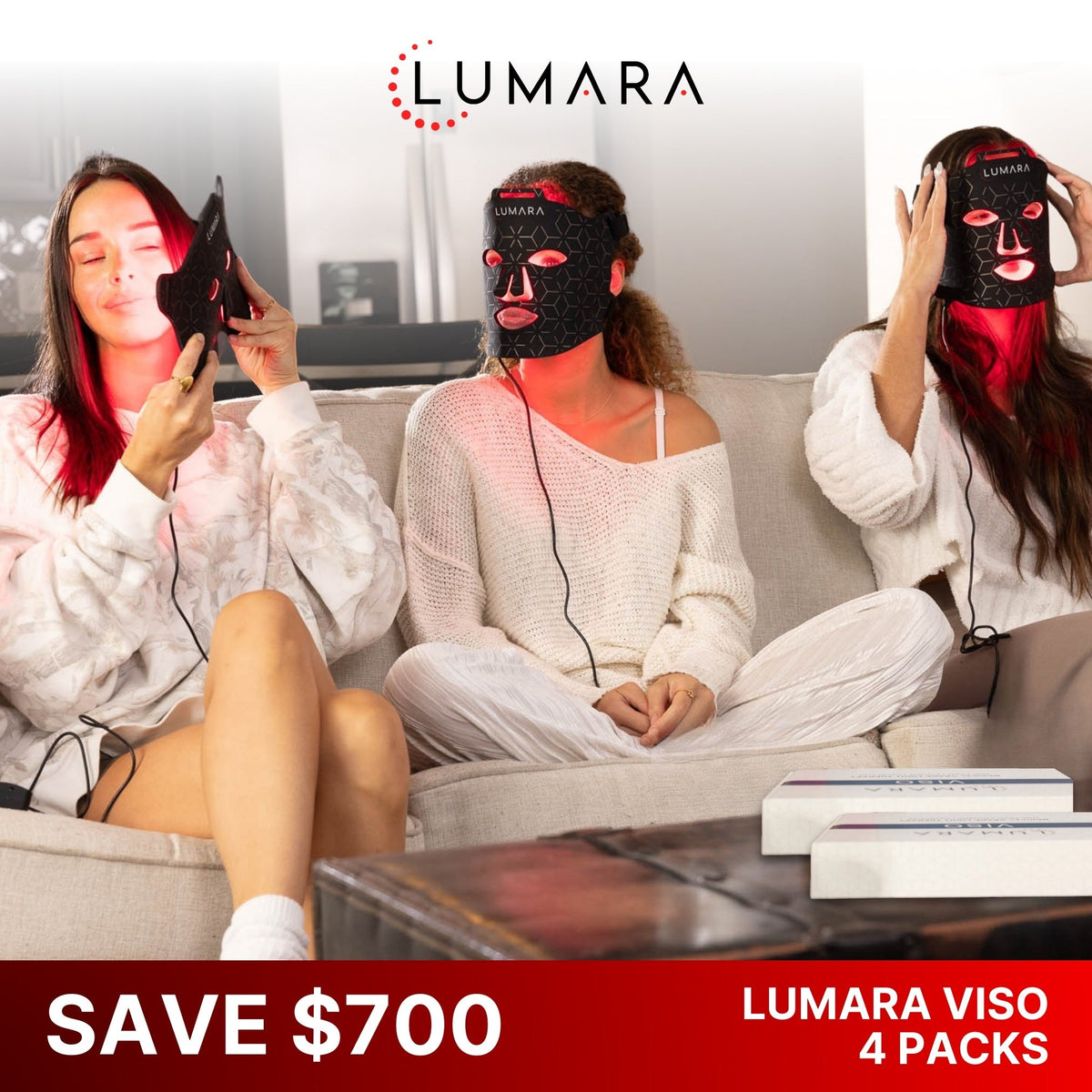 Lumara VISO Red Light Therapy Mask | FDA 510(k) Cleared