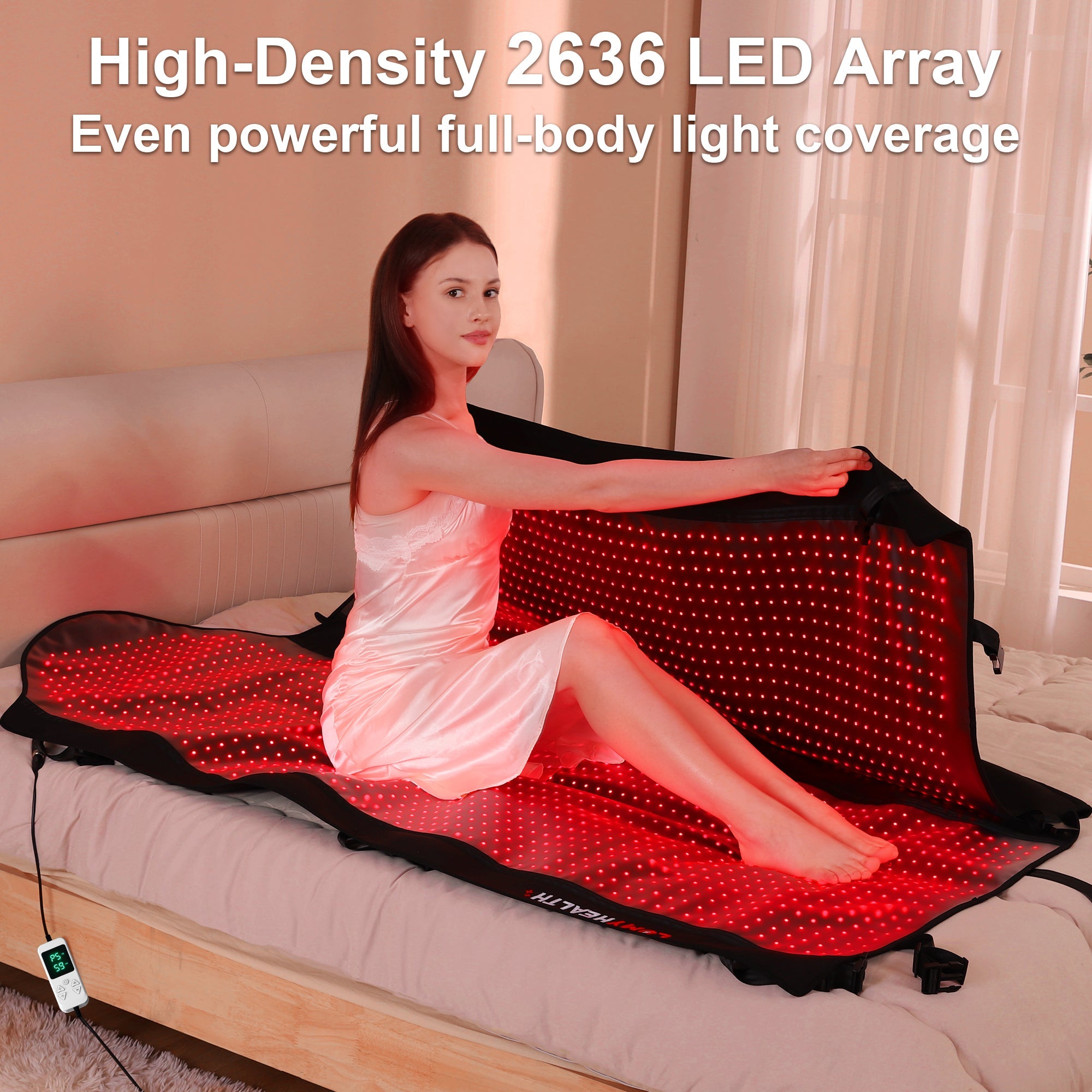 LUMYHEALTH Red Light Therapy Bag For Full Body - Infrared Recovery System (660nm + 850nm)