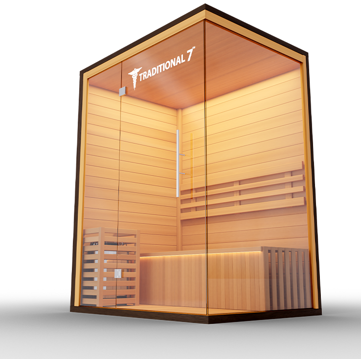 3 Person Home Steam Sauna | Traditional 7™ by Medical Saunas