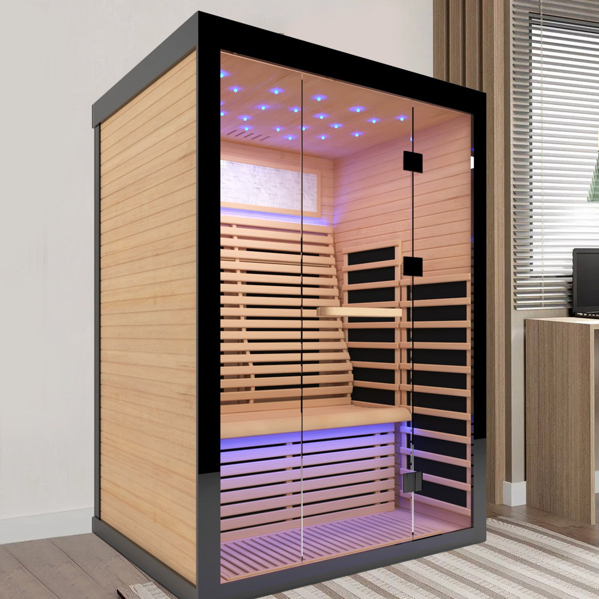 Luxury Double Infrared Sauna Room