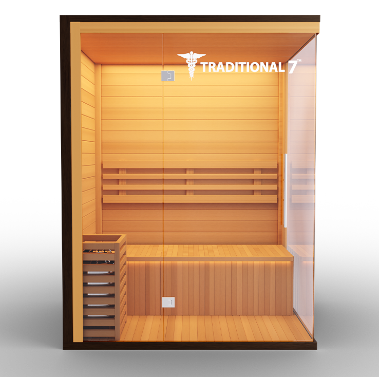 3 Person Home Steam Sauna | Traditional 7™ by Medical Saunas