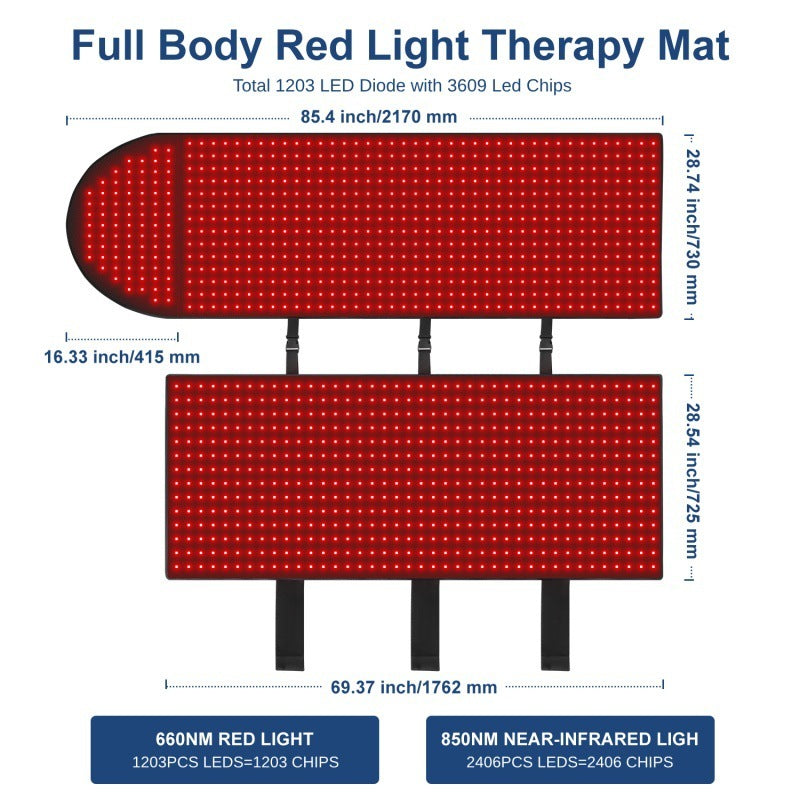 Full-Body Red and Infrared Light Pad