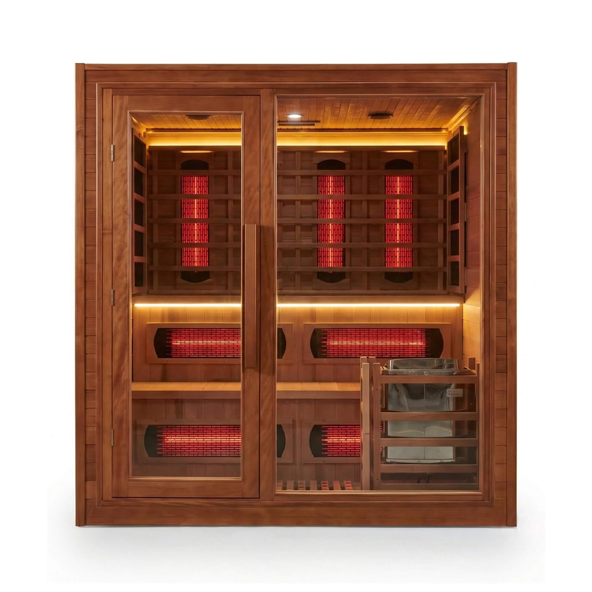 Rövia Elvaria 4-Person Hybrid Sauna With 6 kW Harvia Heater