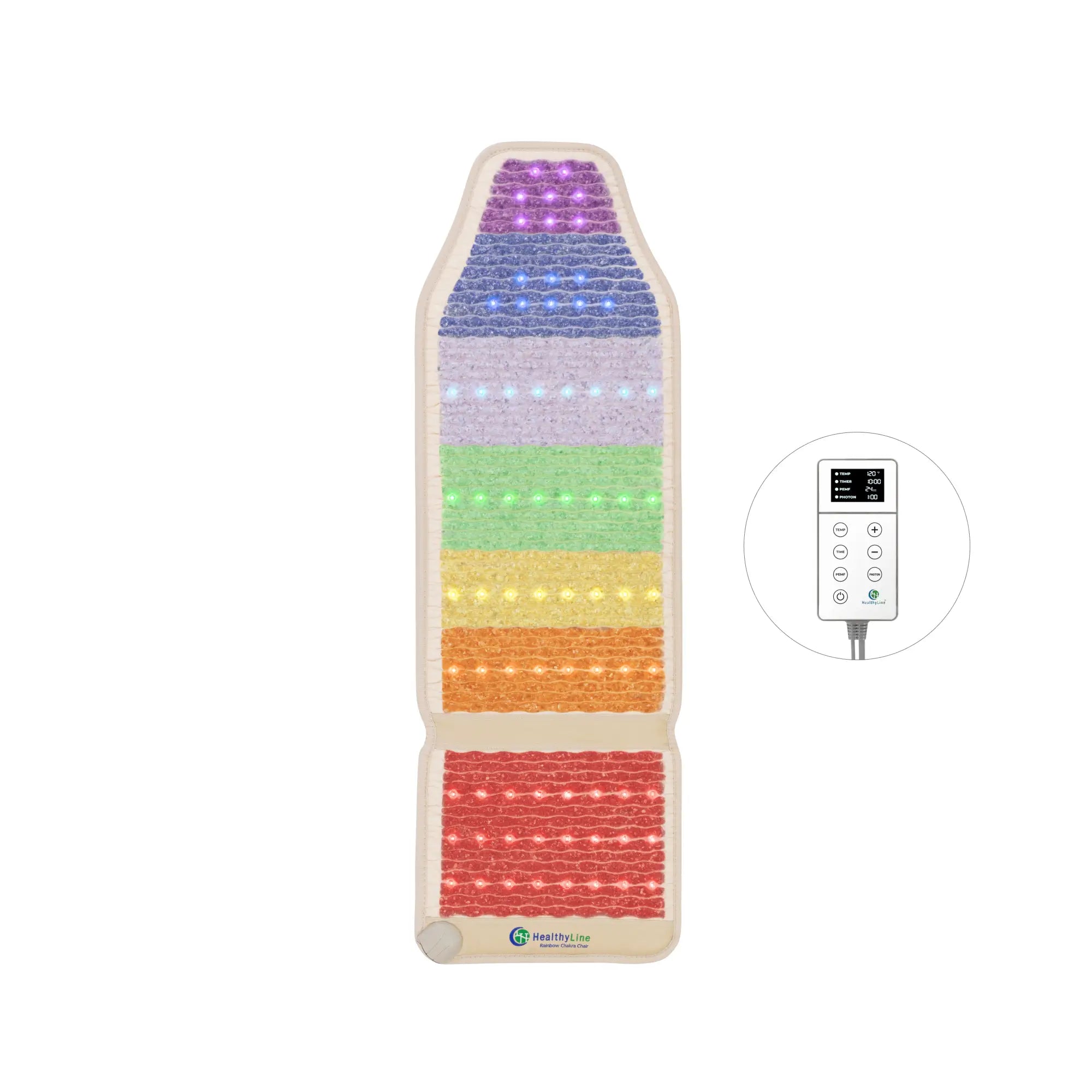 PEMF Infrared Mat - Rainbow Chakra Series (Multi-Therapy System)