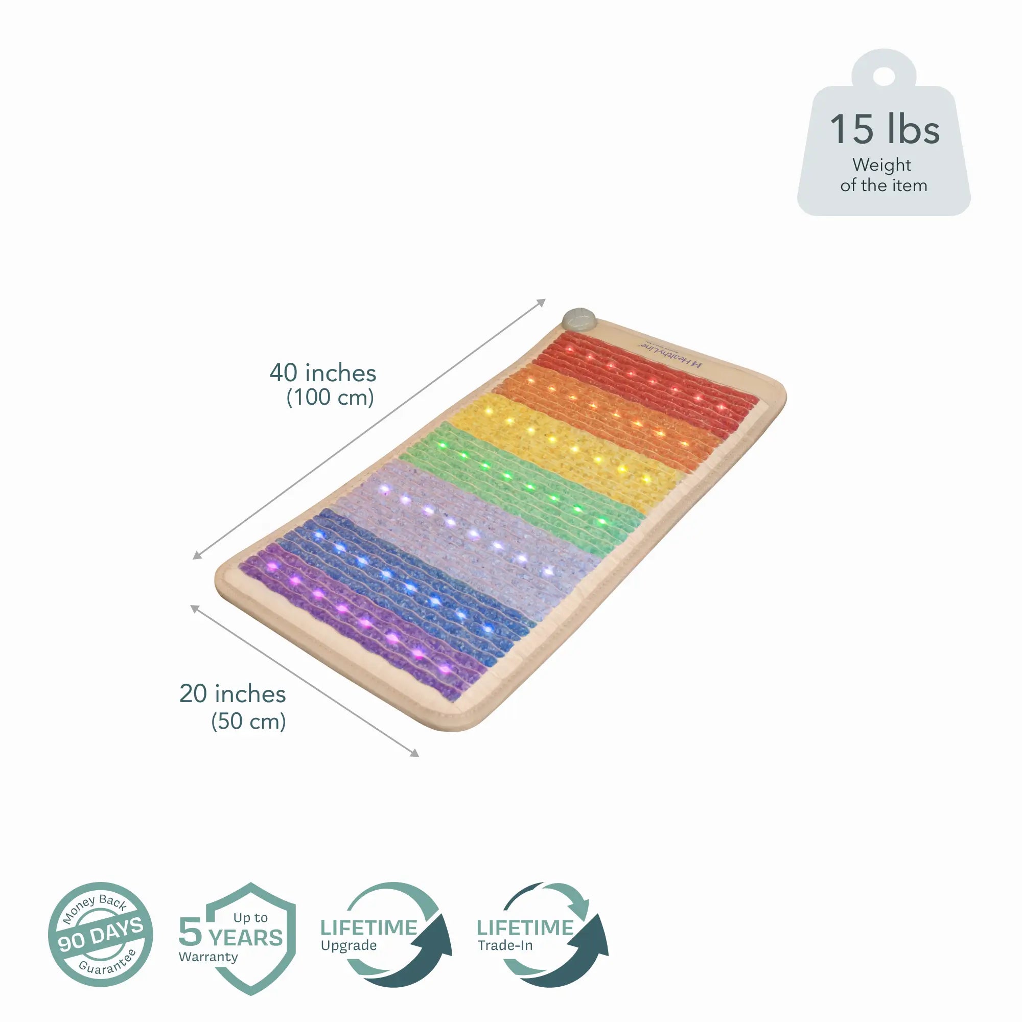 PEMF Infrared Mat - Rainbow Chakra Series (Multi-Therapy System)