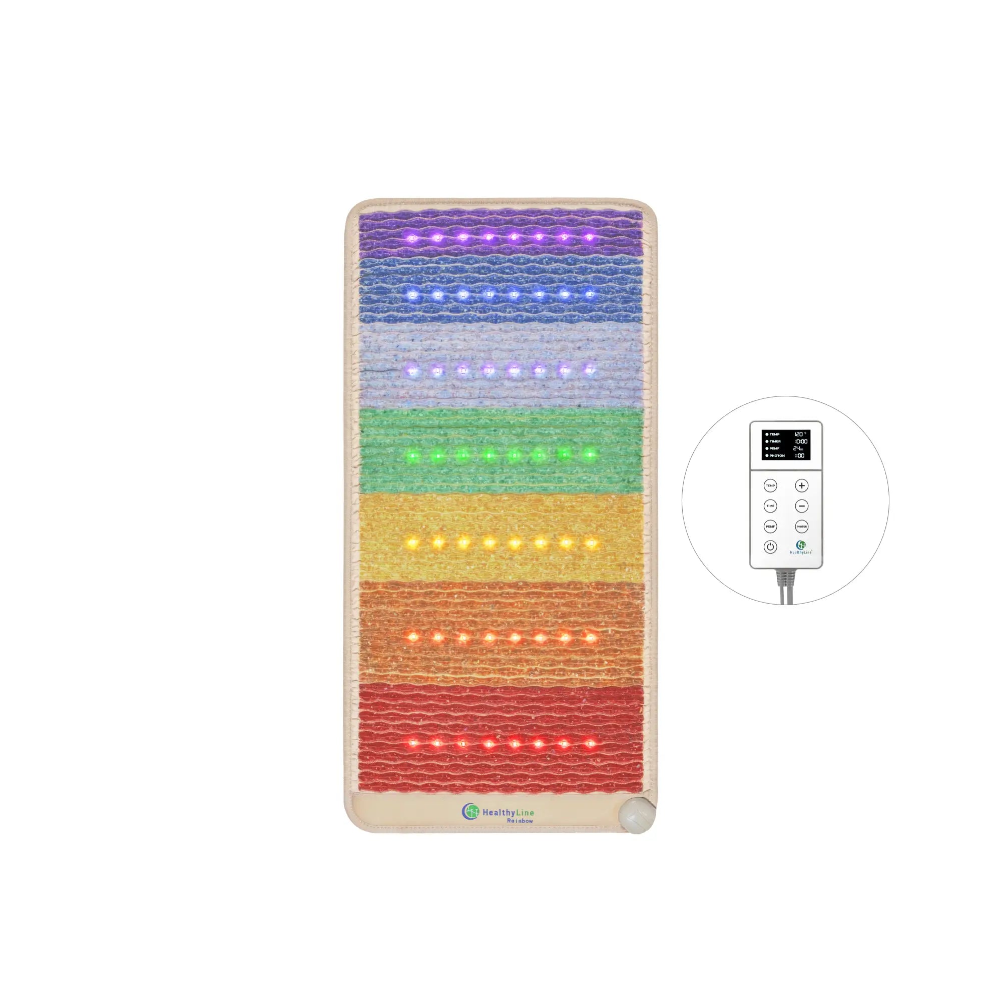 PEMF Infrared Mat - Rainbow Chakra Series (Multi-Therapy System)