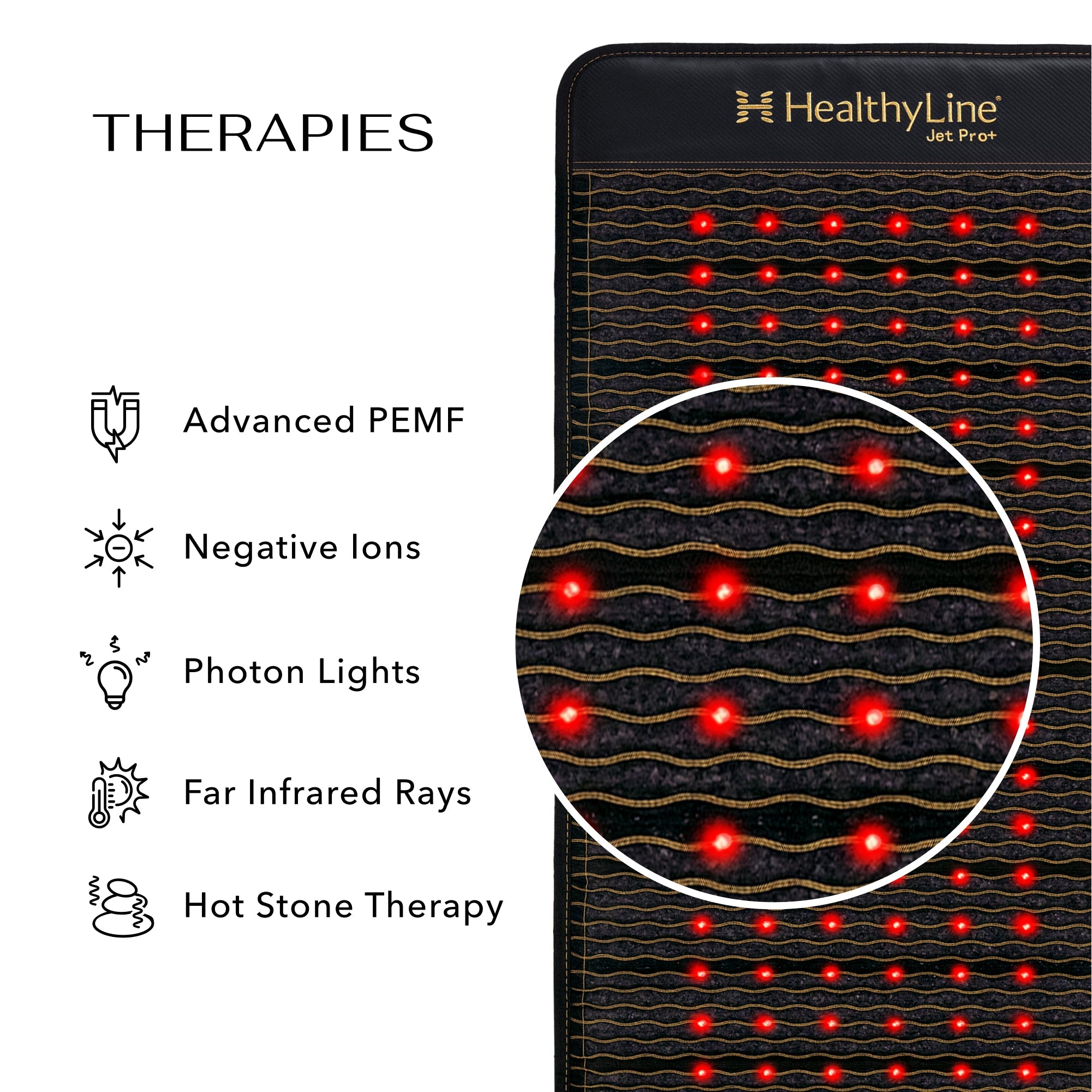 PEMF Infrared Mat -Jet Series (Multi-Therapy Performance System)