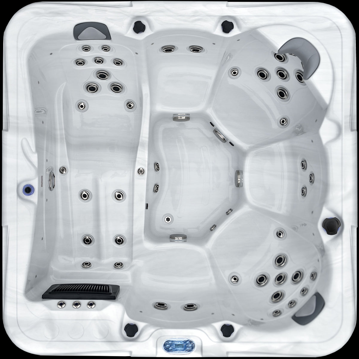 RiverSpas Cleveland 6-Person Hydrotherapy Spa with Lounger