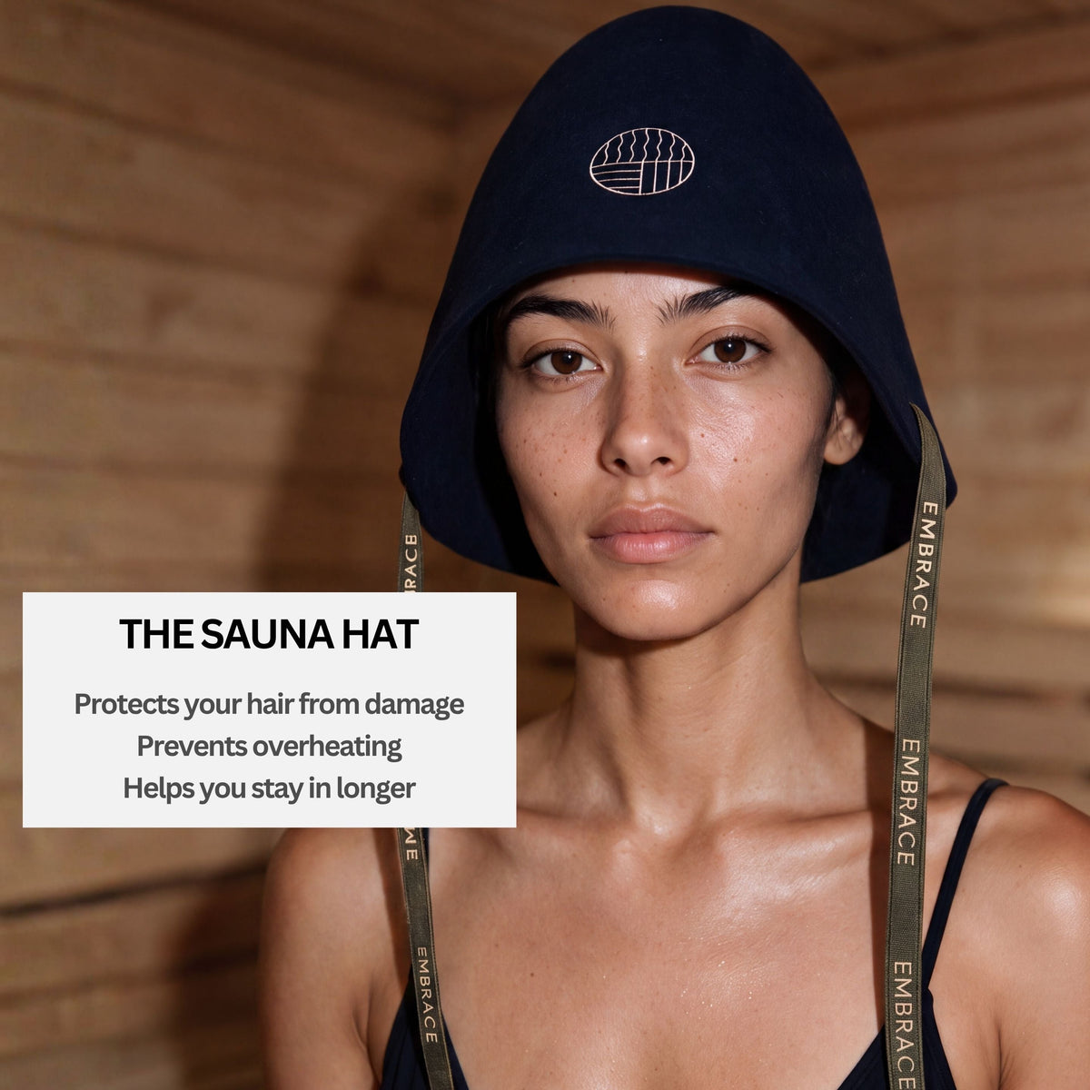 Embrace The Heat Sauna Hat – 100% Australian Wool Heat Protection