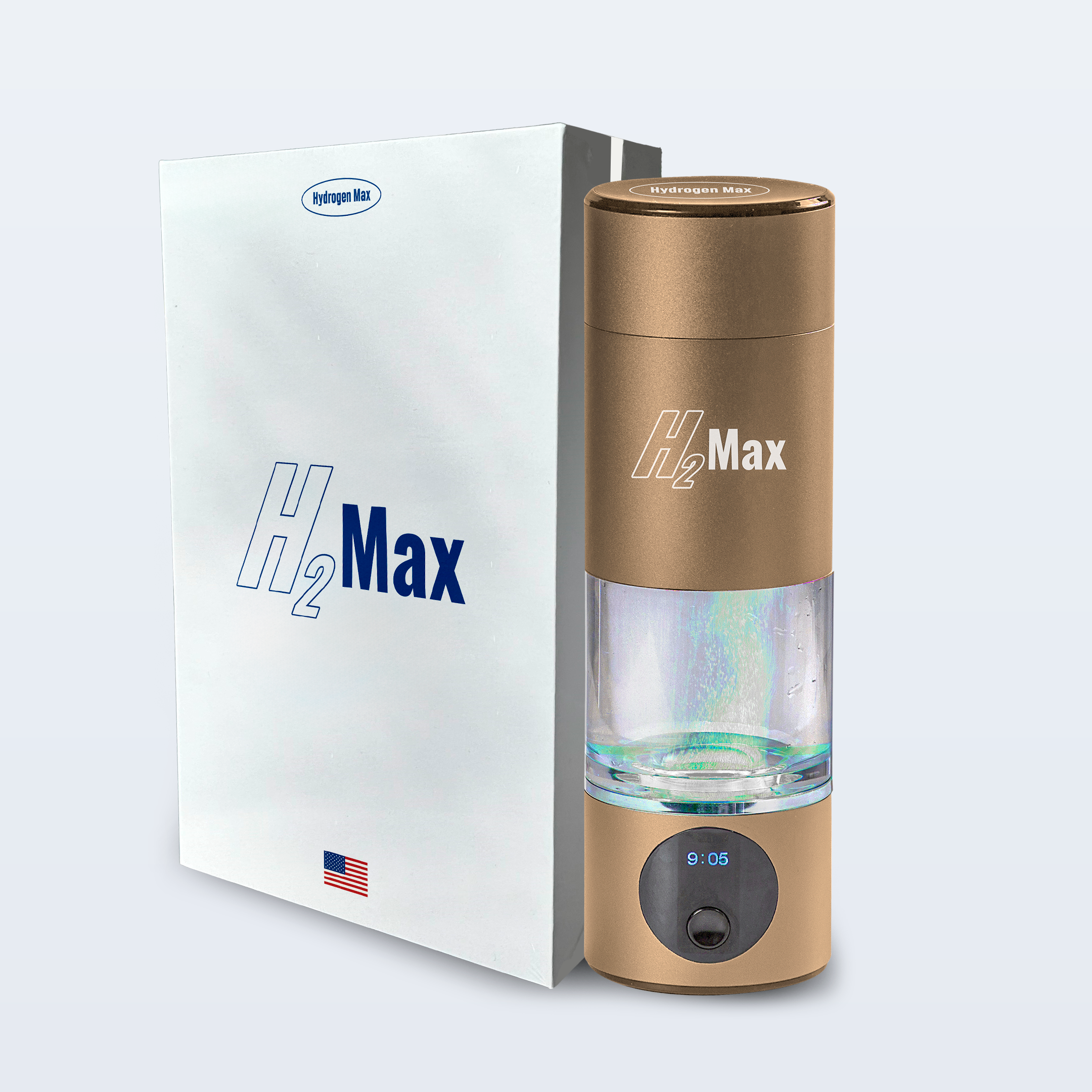 H2Max Hydrogen Water Bottle - High Concentration Portable Hydrogen Generator