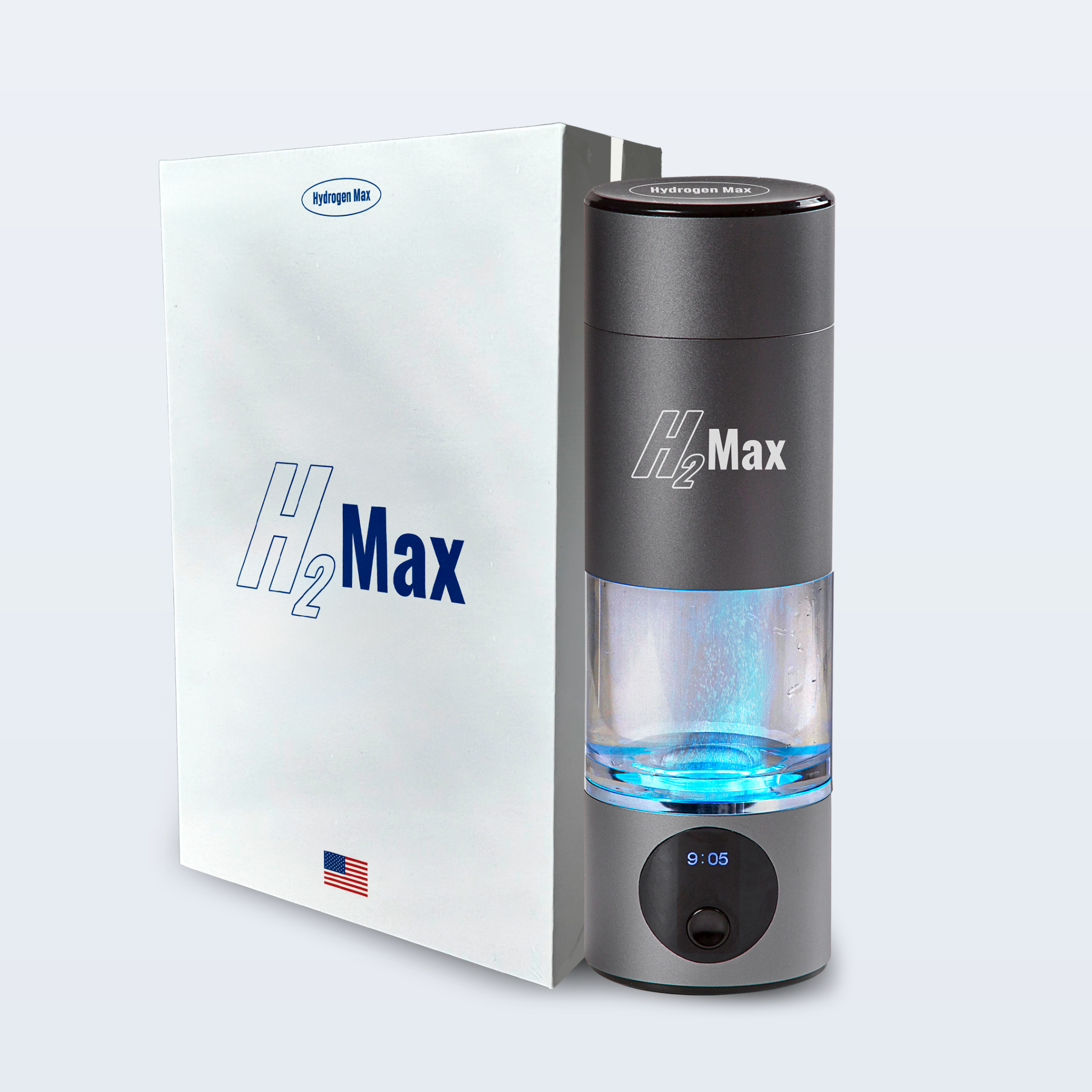 H2Max Hydrogen Water Bottle - High Concentration Portable Hydrogen Generator