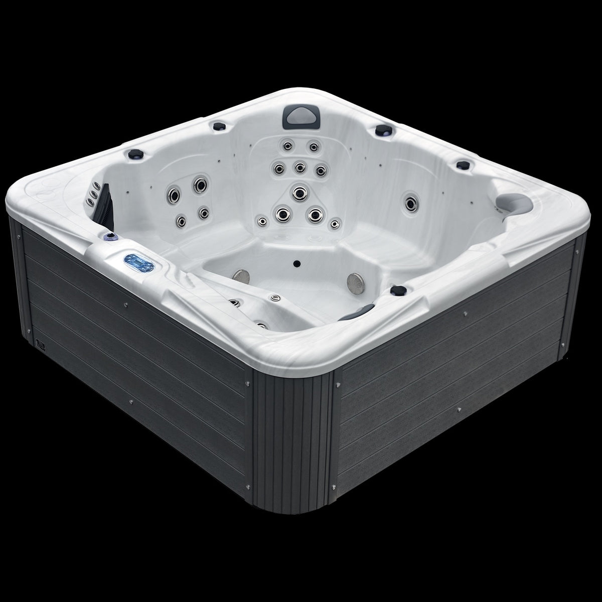 RiverSpas LINCOLN Large 6-Person Hydrotherapy Spa with Lounger