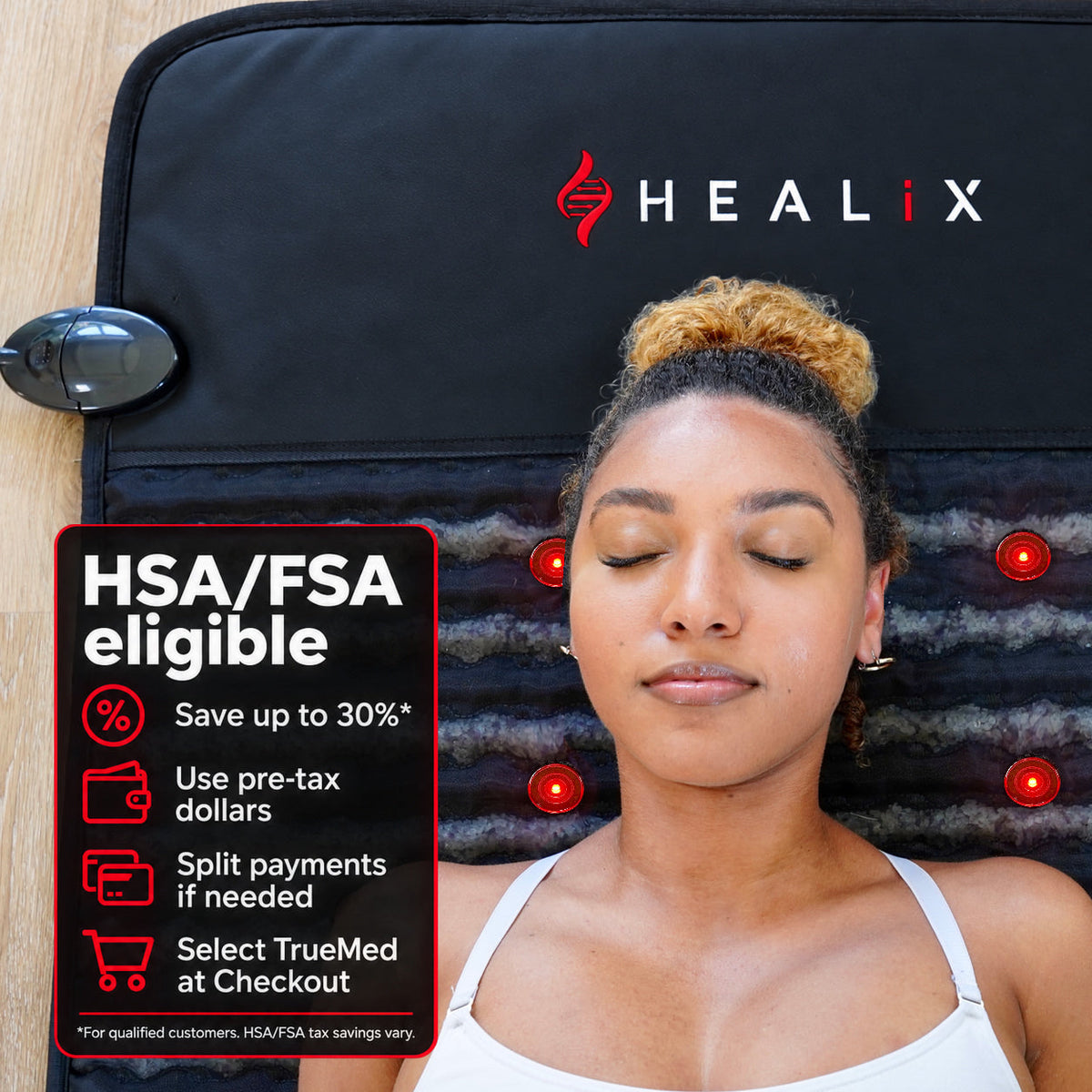 HEALiX Revive PEMF Mat – Full-Body Infrared Heat & Red Light Therapy