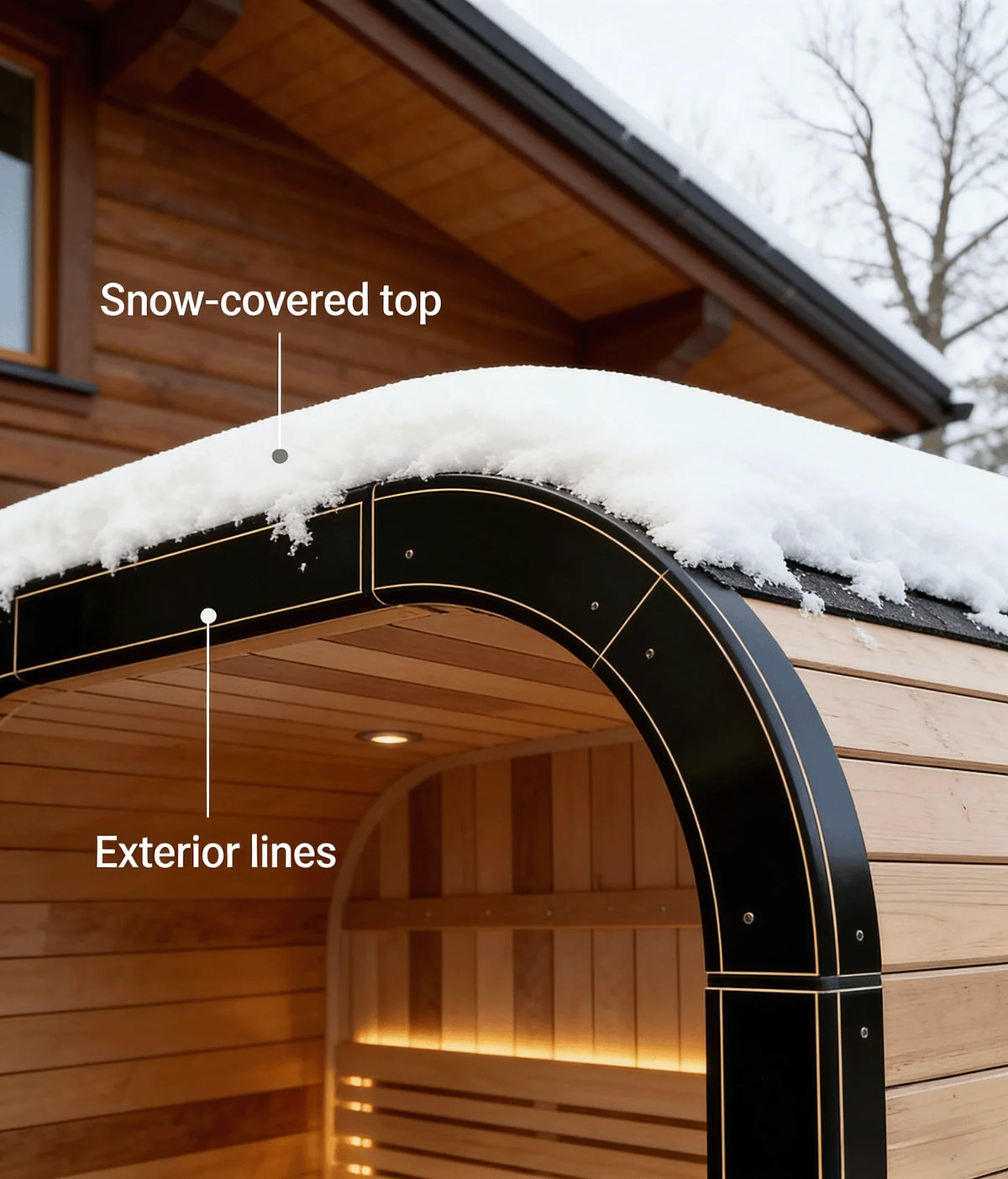 Panoramic Outdoor Sauna Rooms - Multiple Configurations Available
