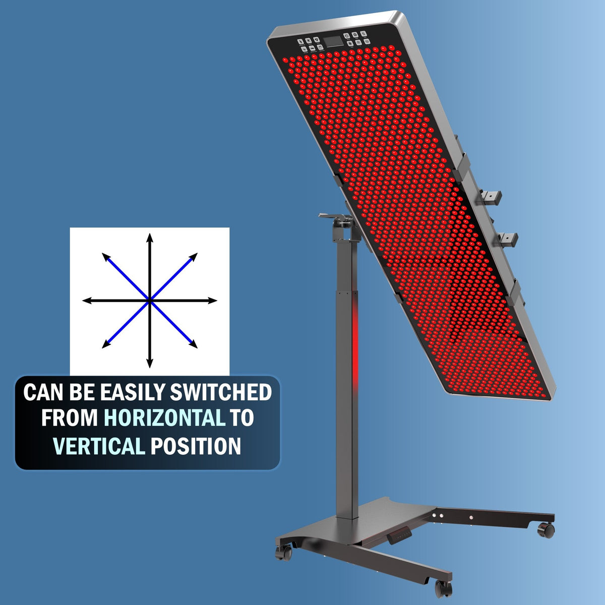 EXESAS Powered Horizontal and Vertical Rolling Panel Stand