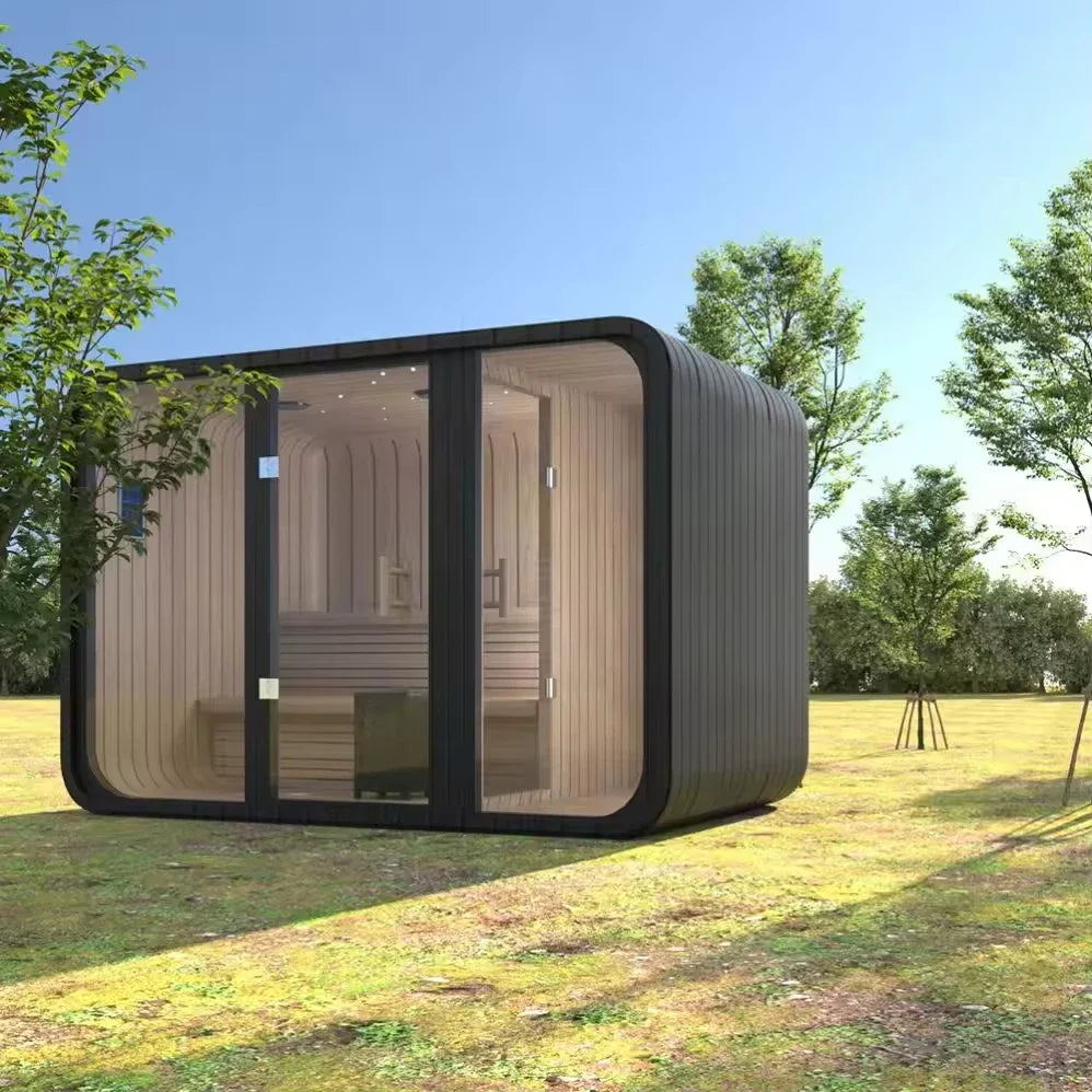Panoramic Outdoor Sauna Rooms - Multiple Configurations Available