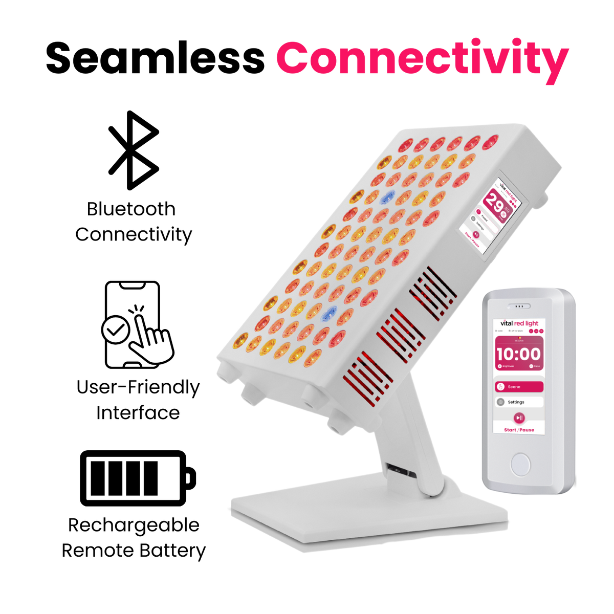Vital Pro 2.0 – Advanced 9-Wavelength Red Light Therapy Panel
