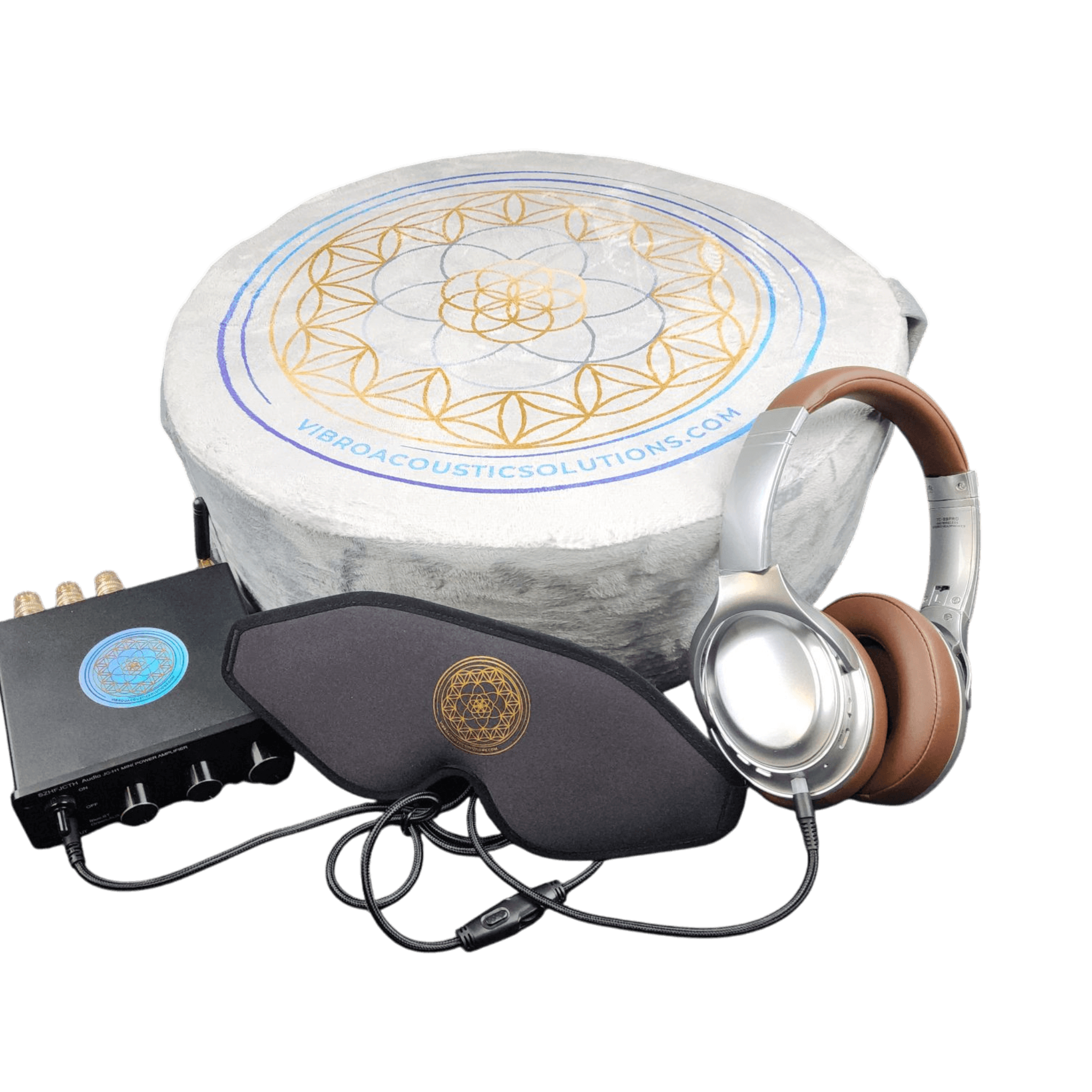 Vibroacoustic Meditation Cushion — Seated Recovery & Relaxation System
