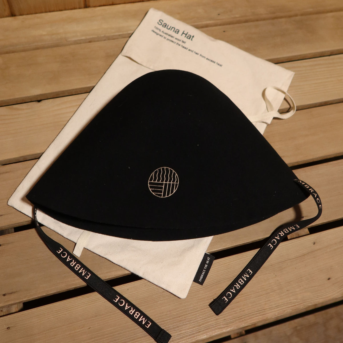 Embrace The Heat Sauna Hat – 100% Australian Wool Heat Protection