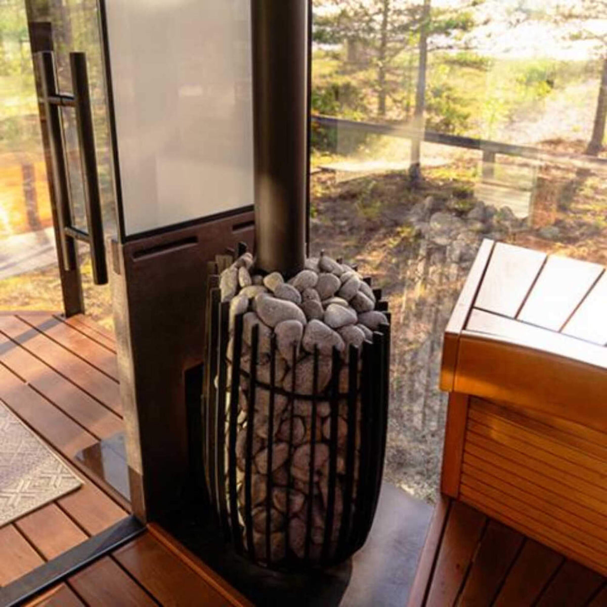 Cozy Heat SW Thru-Wall – Wood-Burning Sauna Stove | 12 kW & 18 kW