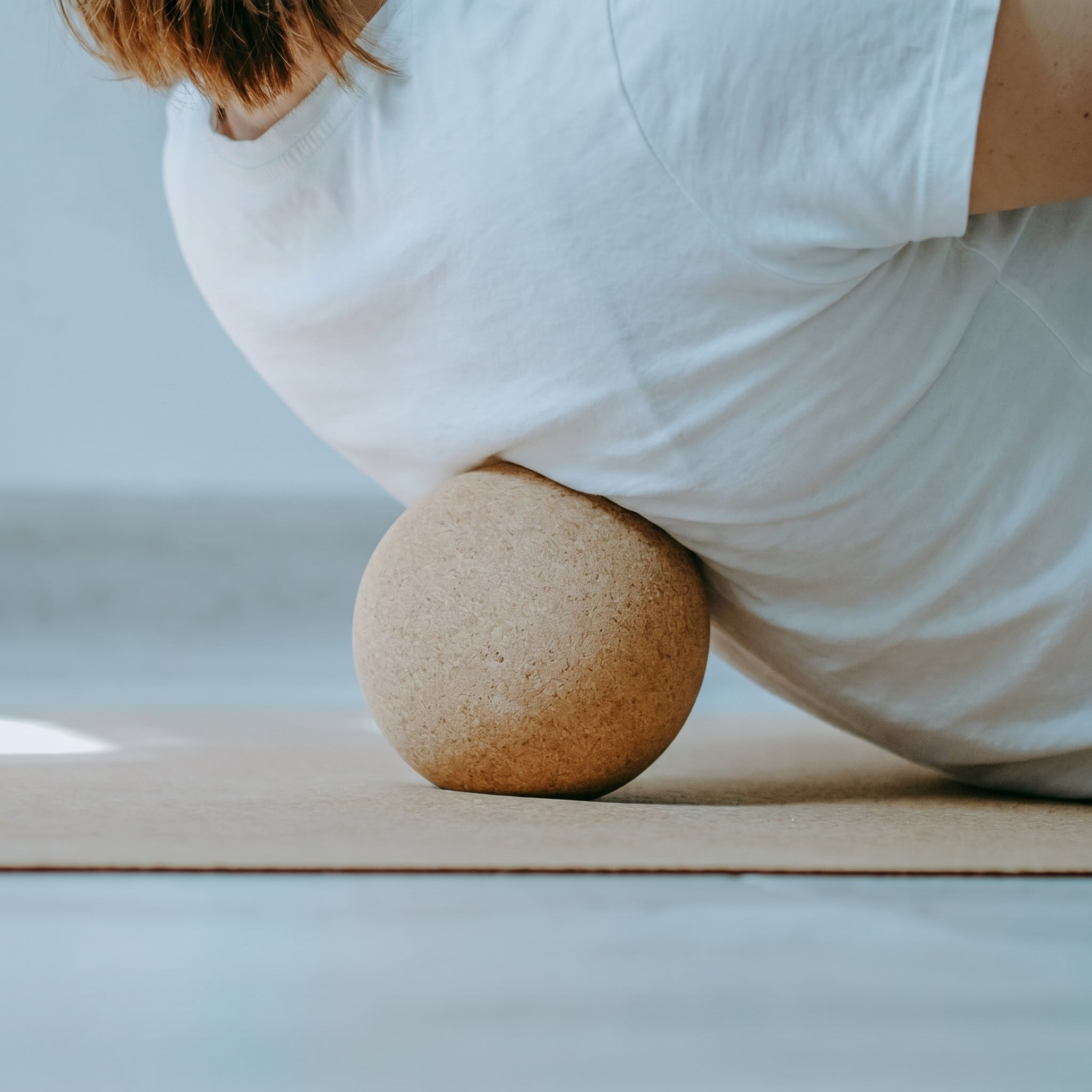 PersonalHour Natural Cork Pilates Ball