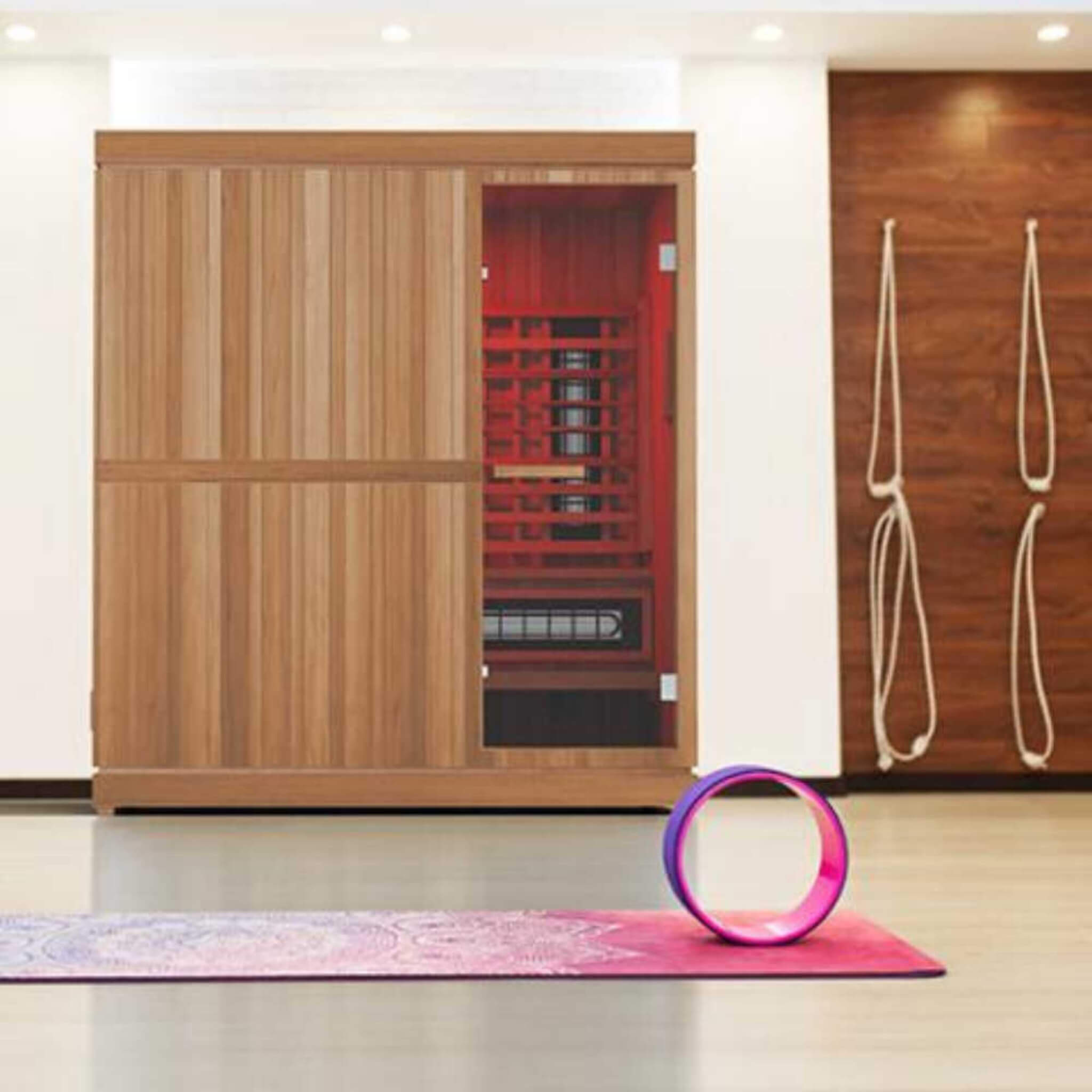 Finnmark FD-5 Trinity XL Sauna - Infrared, Steam, & Red Light Therapy (4-person)
