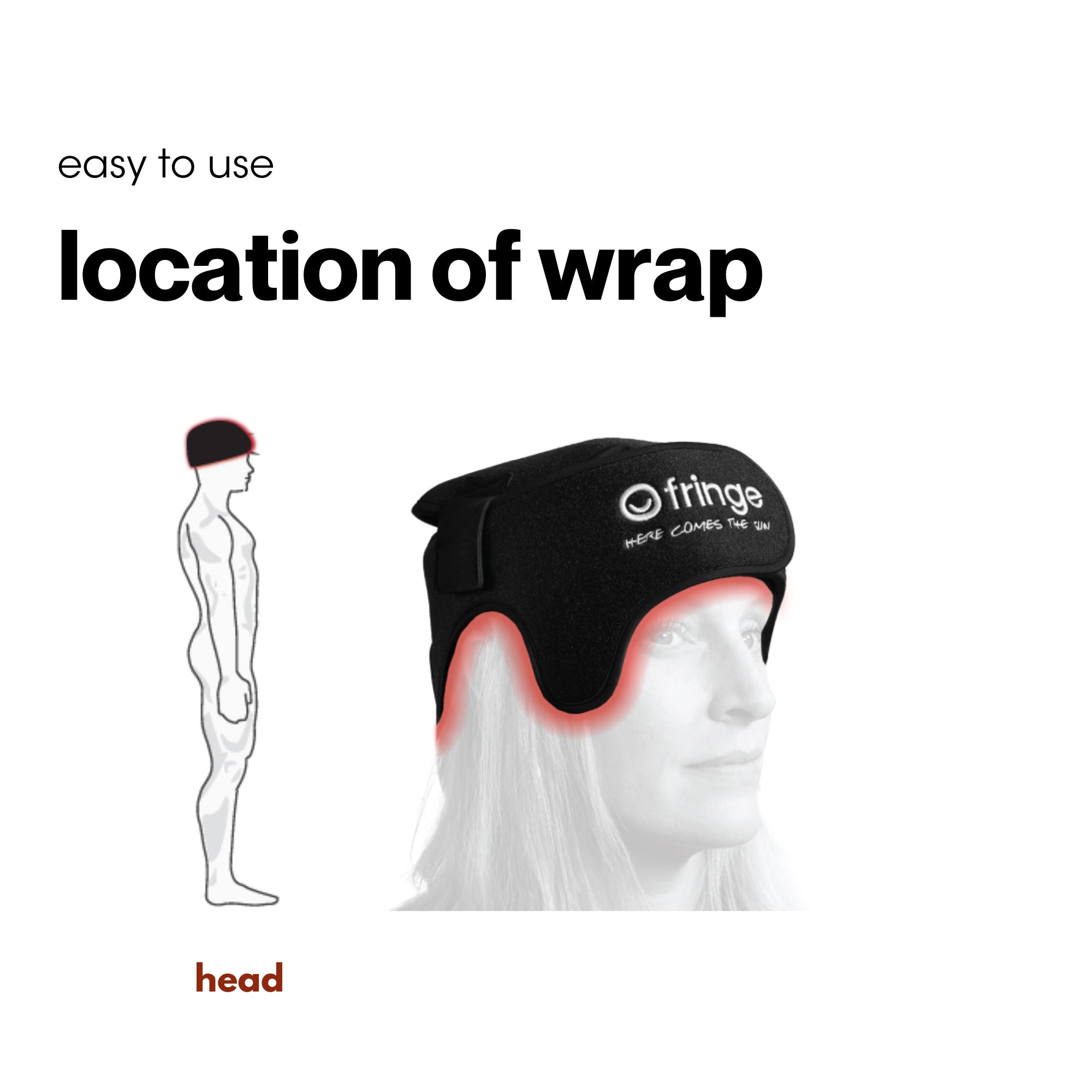 Fringe Wireless Red Light Head Wrap