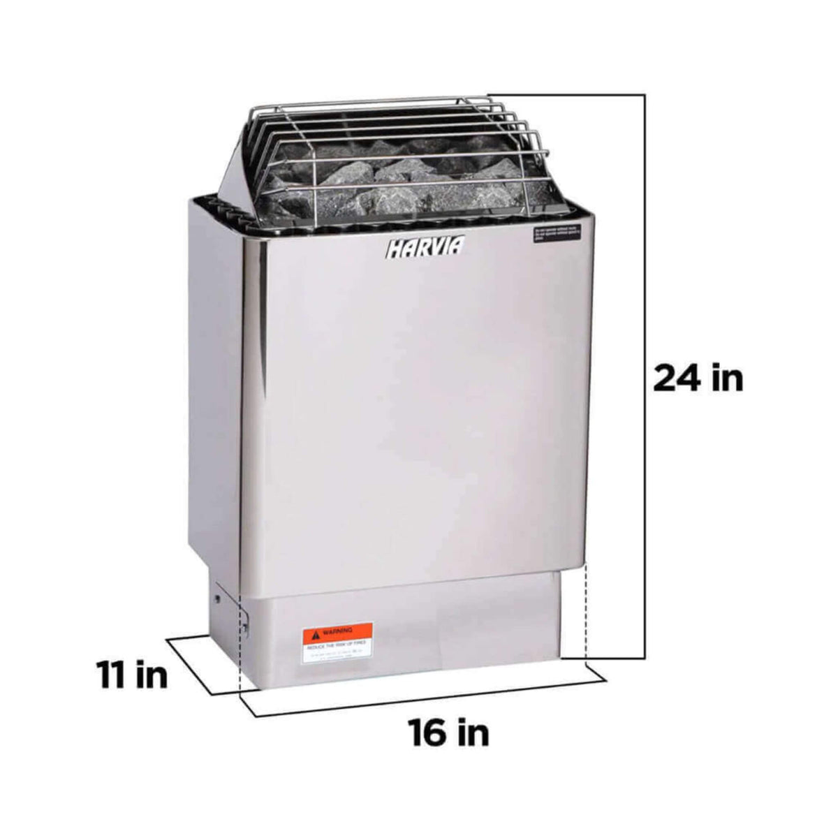 Harvia KIP60W 6 kW Electric Sauna Heater With Xenio WiFi Control