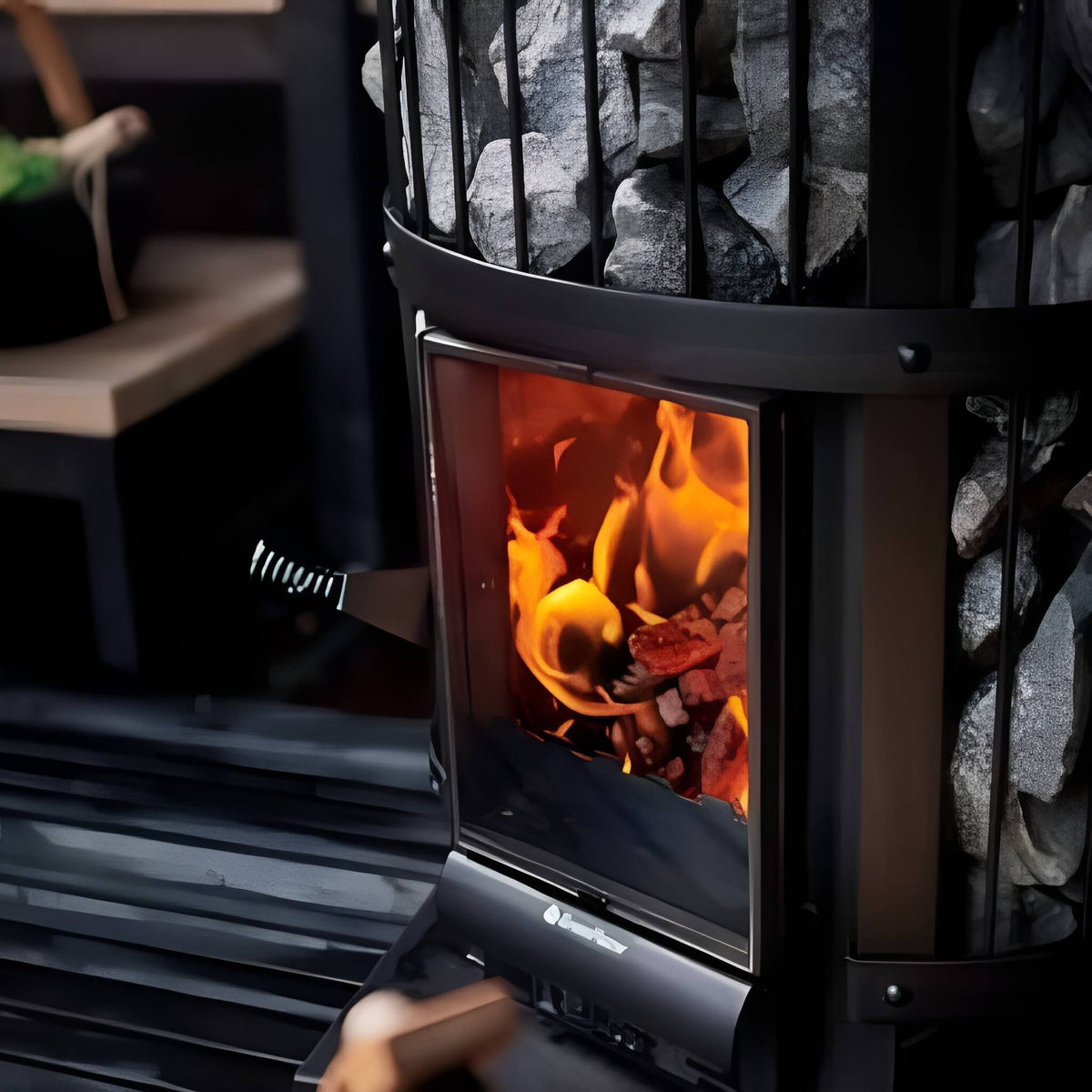 Harvia GreenFlame Legend 240 Wood-Burning Sauna Stove
