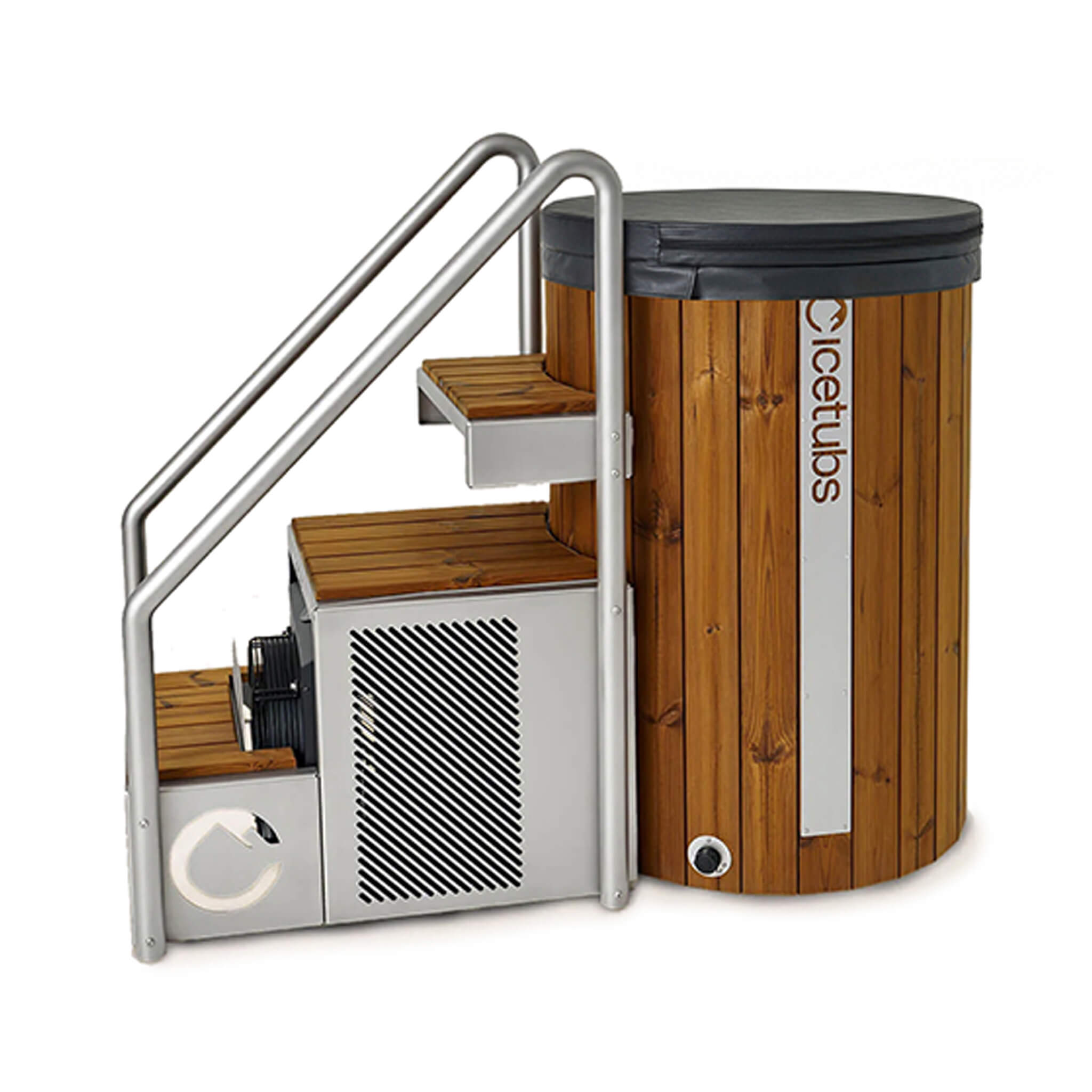 Icetubs Icebarrel Cold Plunge Tub | Cold & Hot Immersion Barrel with Filtration System, App Control & Thermowood Construction