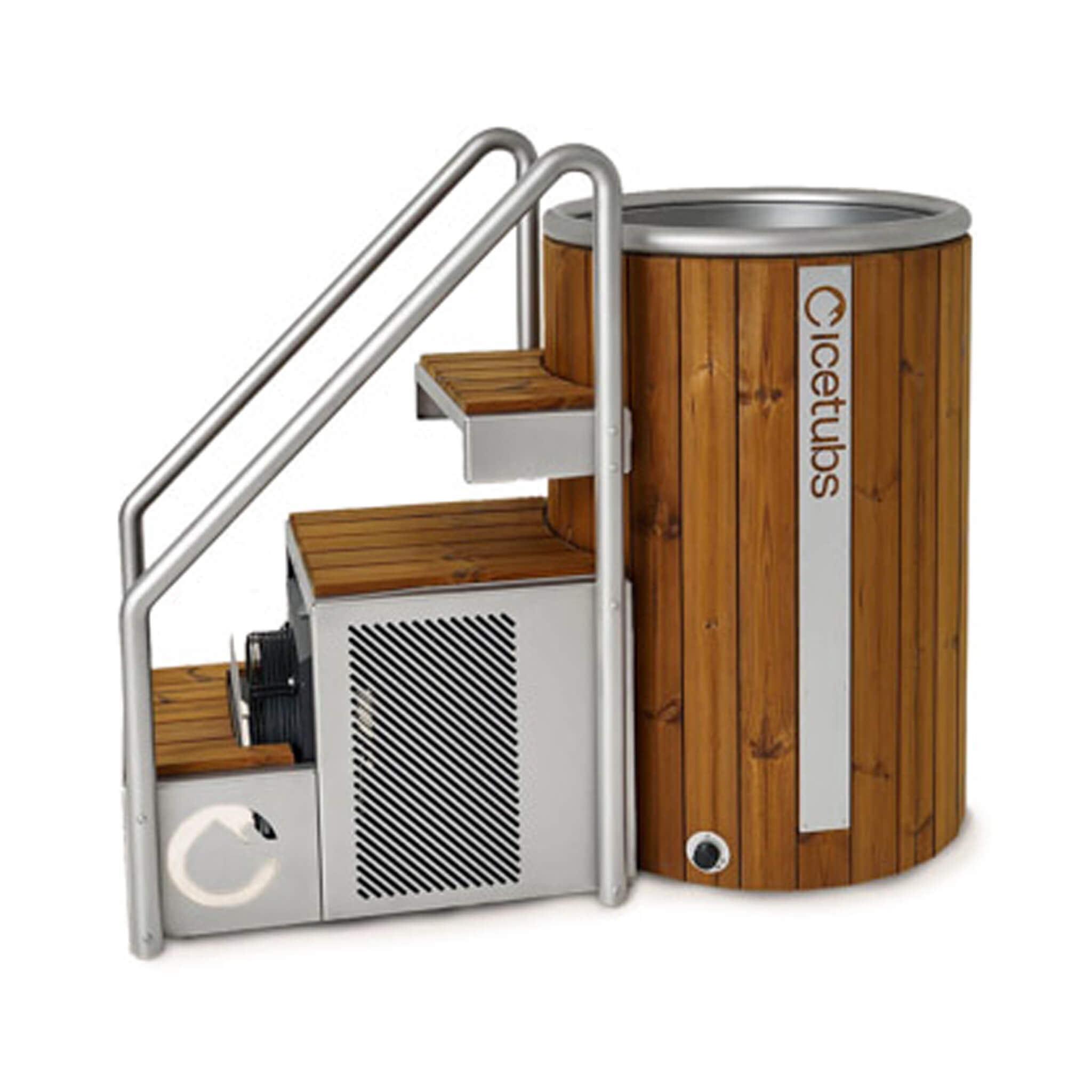 Icetubs Icebarrel Cold Plunge Tub | Cold & Hot Immersion Barrel with Filtration System, App Control & Thermowood Construction