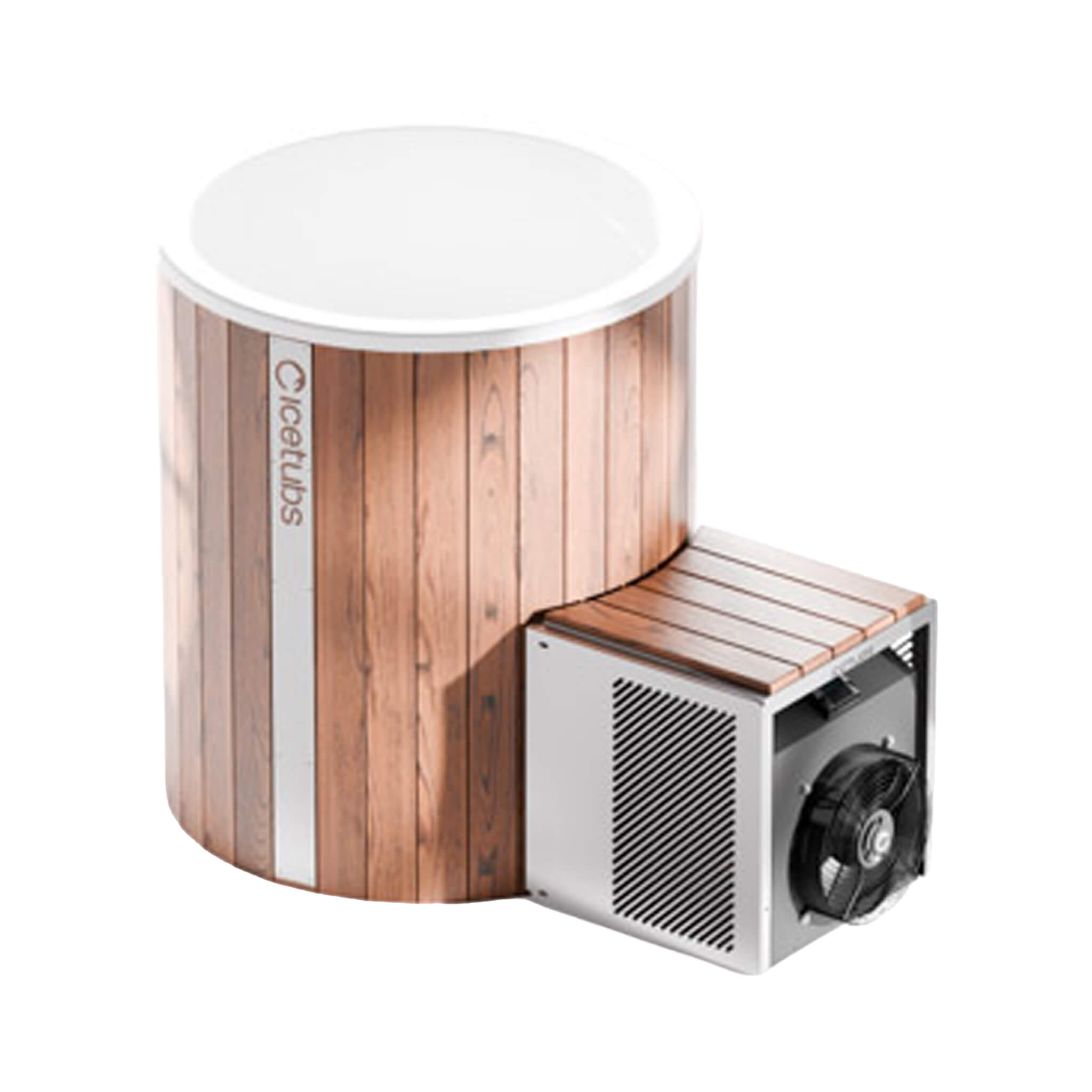 Icetubs IceBarrel XL Cold Plunge Tub | Extra-Large Hot & Cold Immersion Barrel with 3-Stage Filtration, App Control & Thermowood Construction