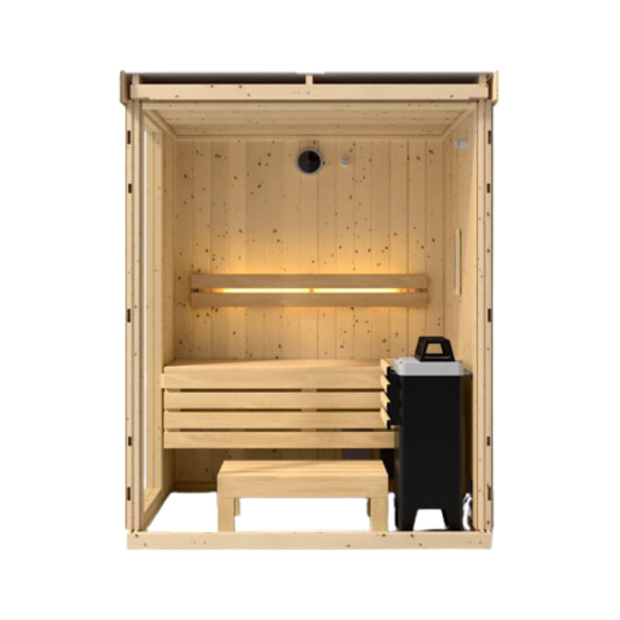 Kohler C1 Indoor Scandinavian Spruce Sauna Kit