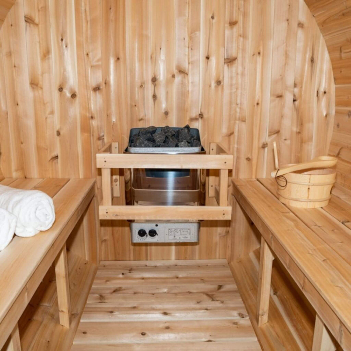 Dundalk Leisurecraft Harmony 4-Person Barrel Sauna