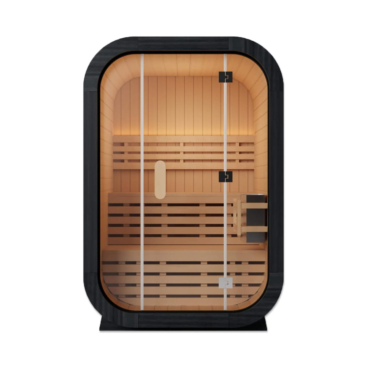 Thermora Lund 2-Person Outdoor Cube Sauna With 4.5 kW Heater