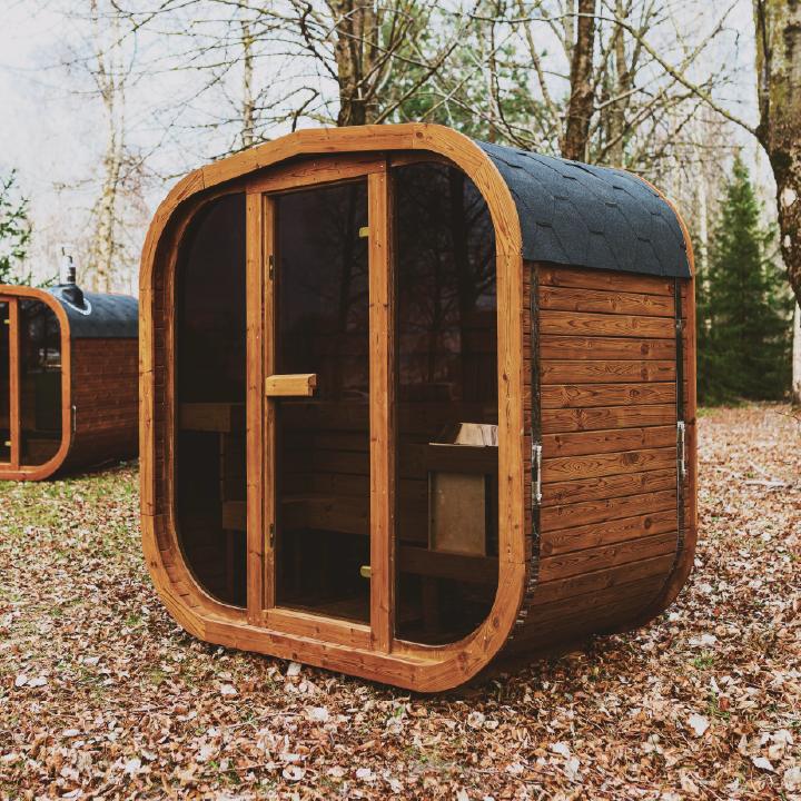 Outdoor Sauna — Mande MW16 Series (ThermoWood Premium Backyard Sauna)