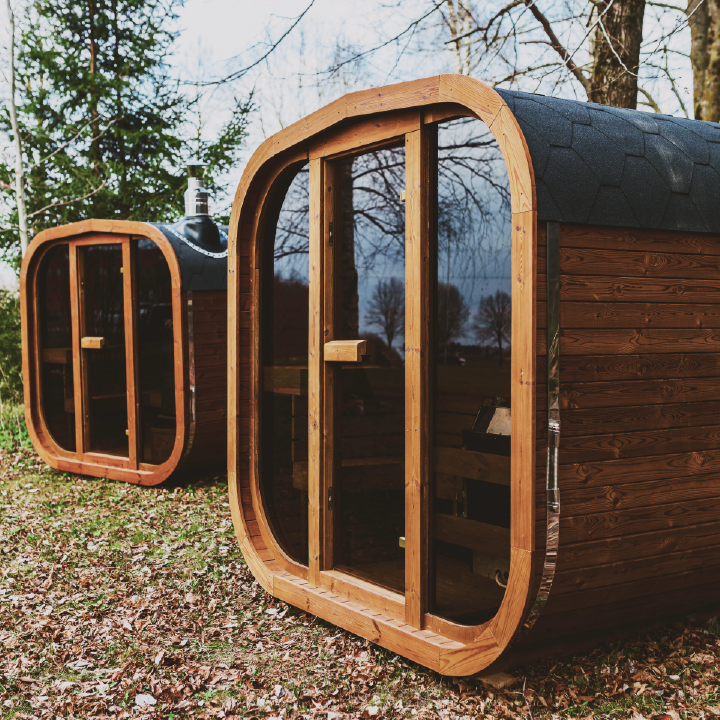 Outdoor Sauna — Mande MW16 Series (ThermoWood Premium Backyard Sauna)