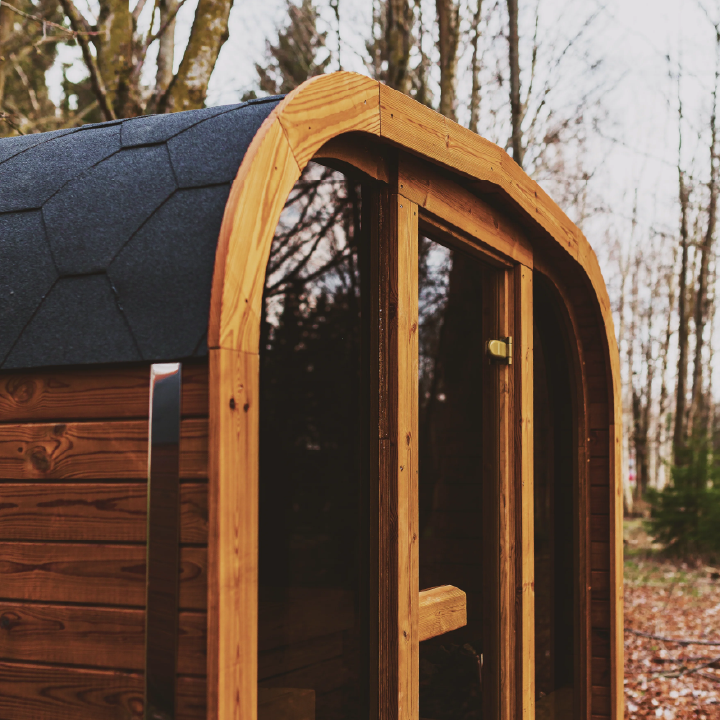 Outdoor Sauna — Mande MW16 Series (ThermoWood Premium Backyard Sauna)