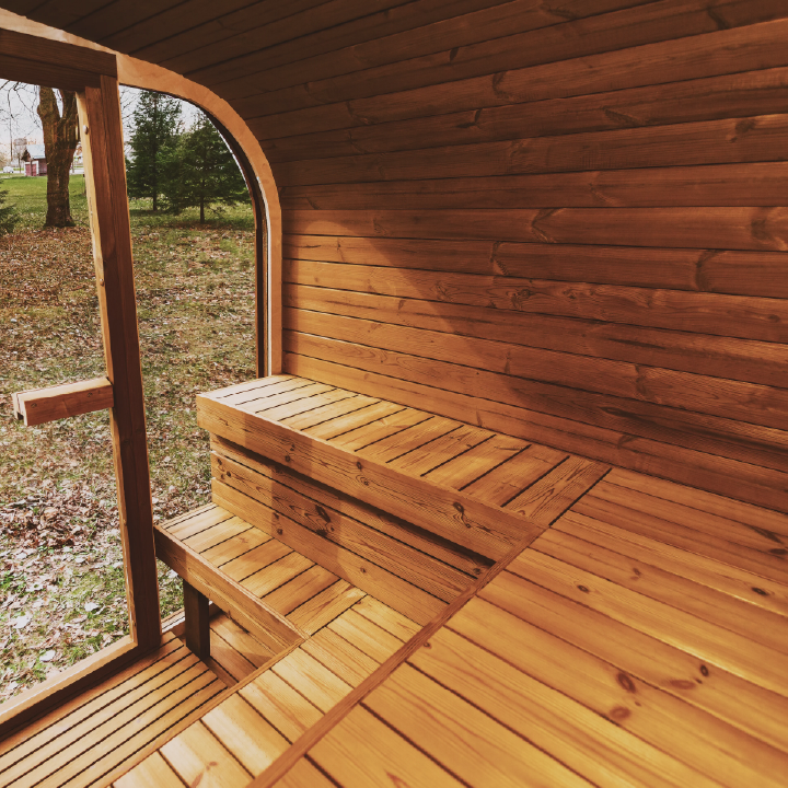 Outdoor Sauna — Mande MW16 Series (ThermoWood Premium Backyard Sauna)