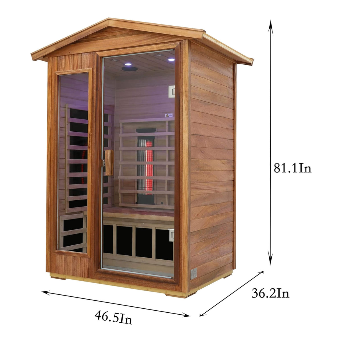 Thermora Alveron 2-Person Outdoor Infrared Sauna