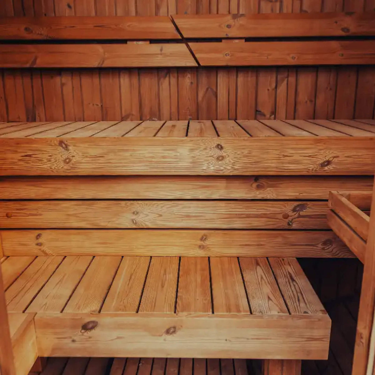 Premium 3-Person Outdoor Scandinavian ThermoWood Cube Sauna Kit