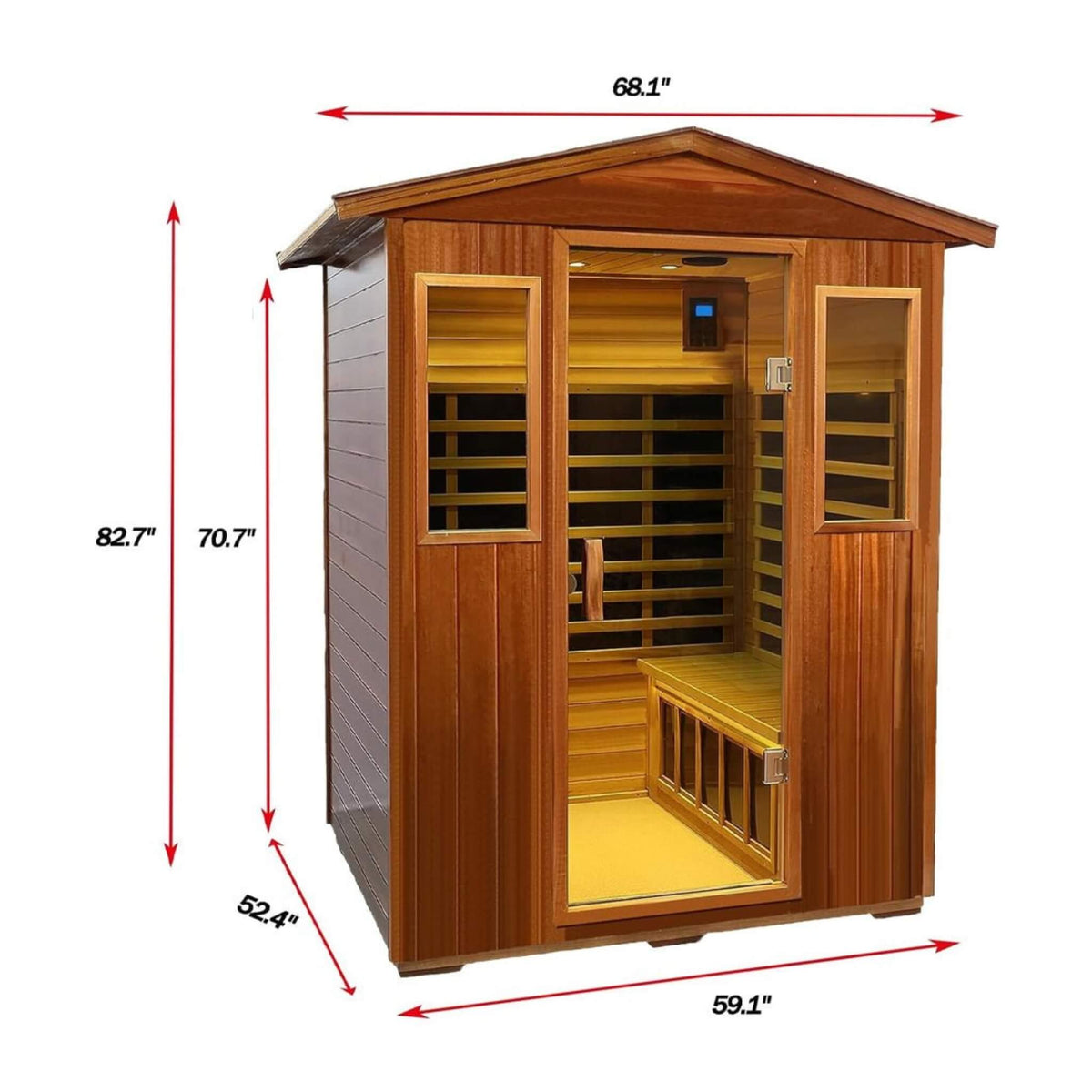 Thermora Valois 4-Person Outdoor Infrared Sauna