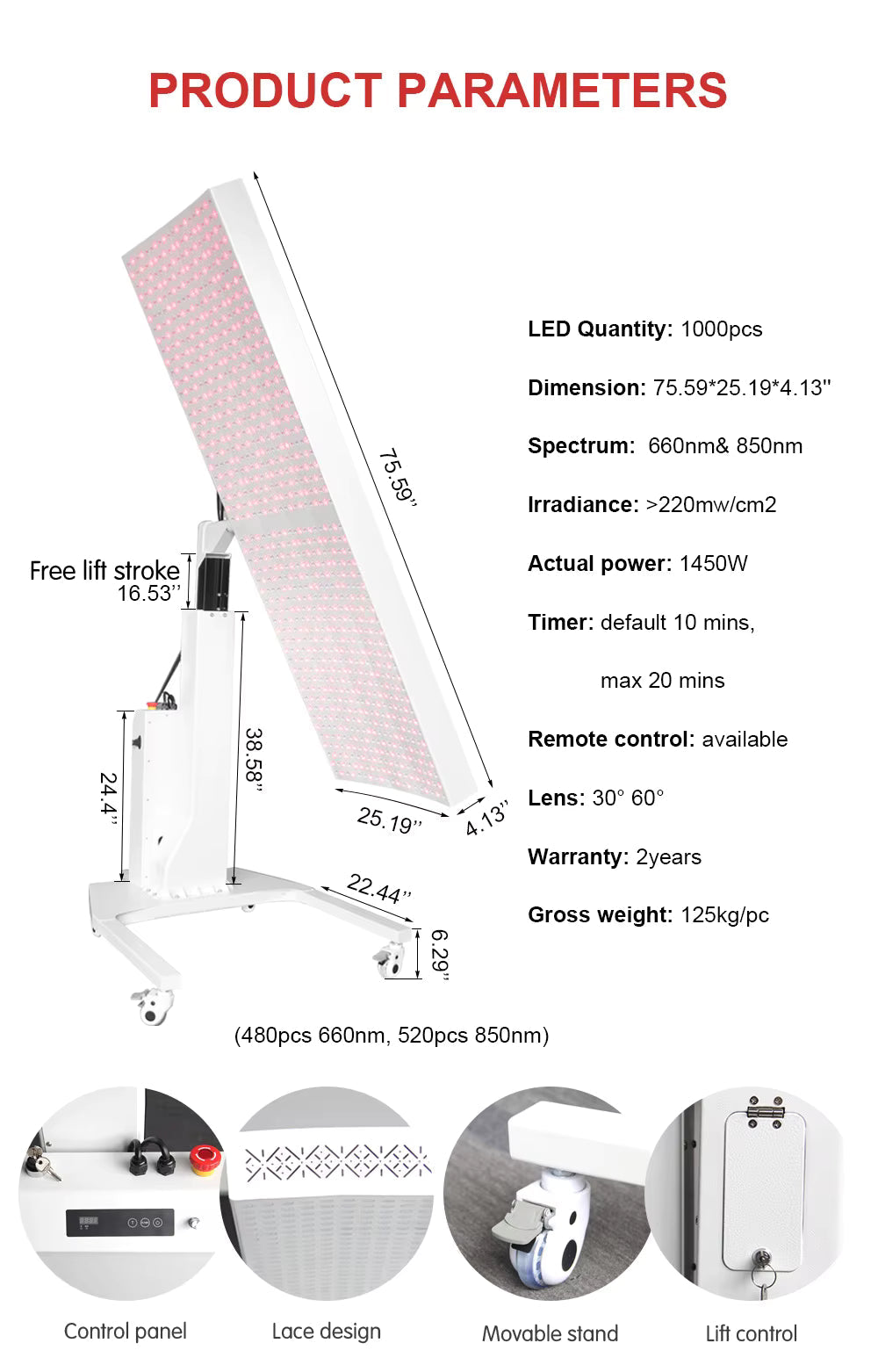 VitalGlow Professional 360° Multi-Spectrum Red Light Therapy System