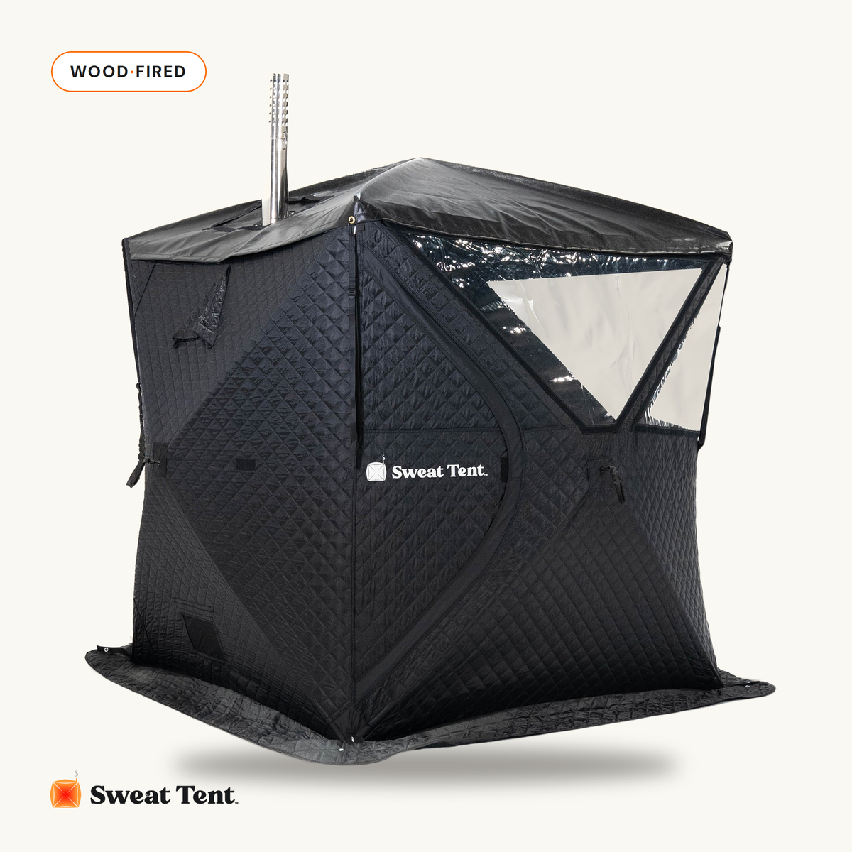 Sweat Tent Portable Outdoor Sauna — Pro-Bundle Large Black