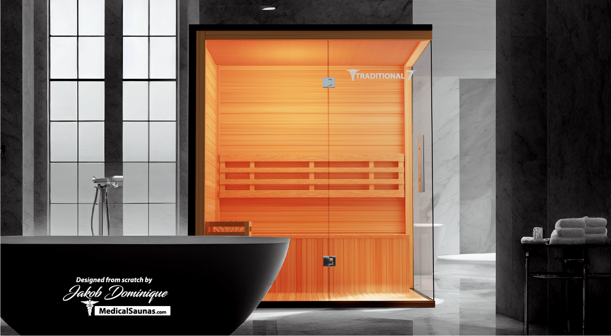 3 Person Home Steam Sauna | Traditional 7™ by Medical Saunas