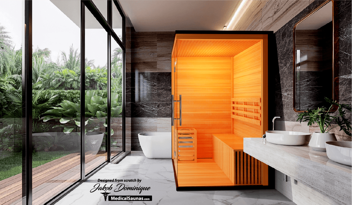 3 Person Home Steam Sauna | Traditional 7™ by Medical Saunas