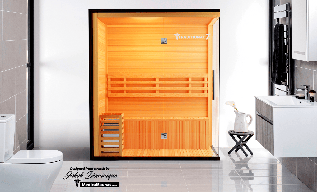 3 Person Home Steam Sauna | Traditional 7™ by Medical Saunas