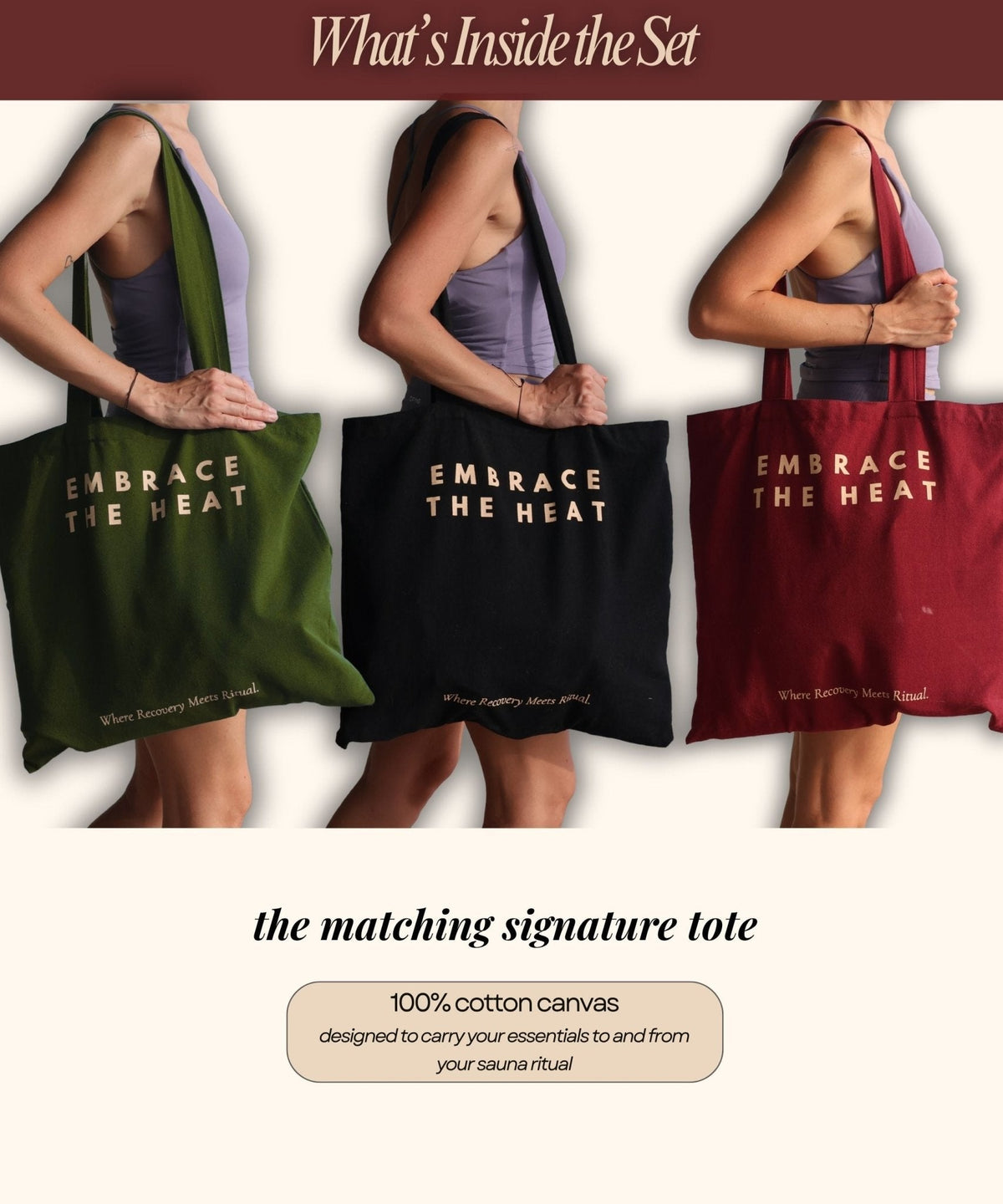 The Heat Sauna Essentials Signature Set